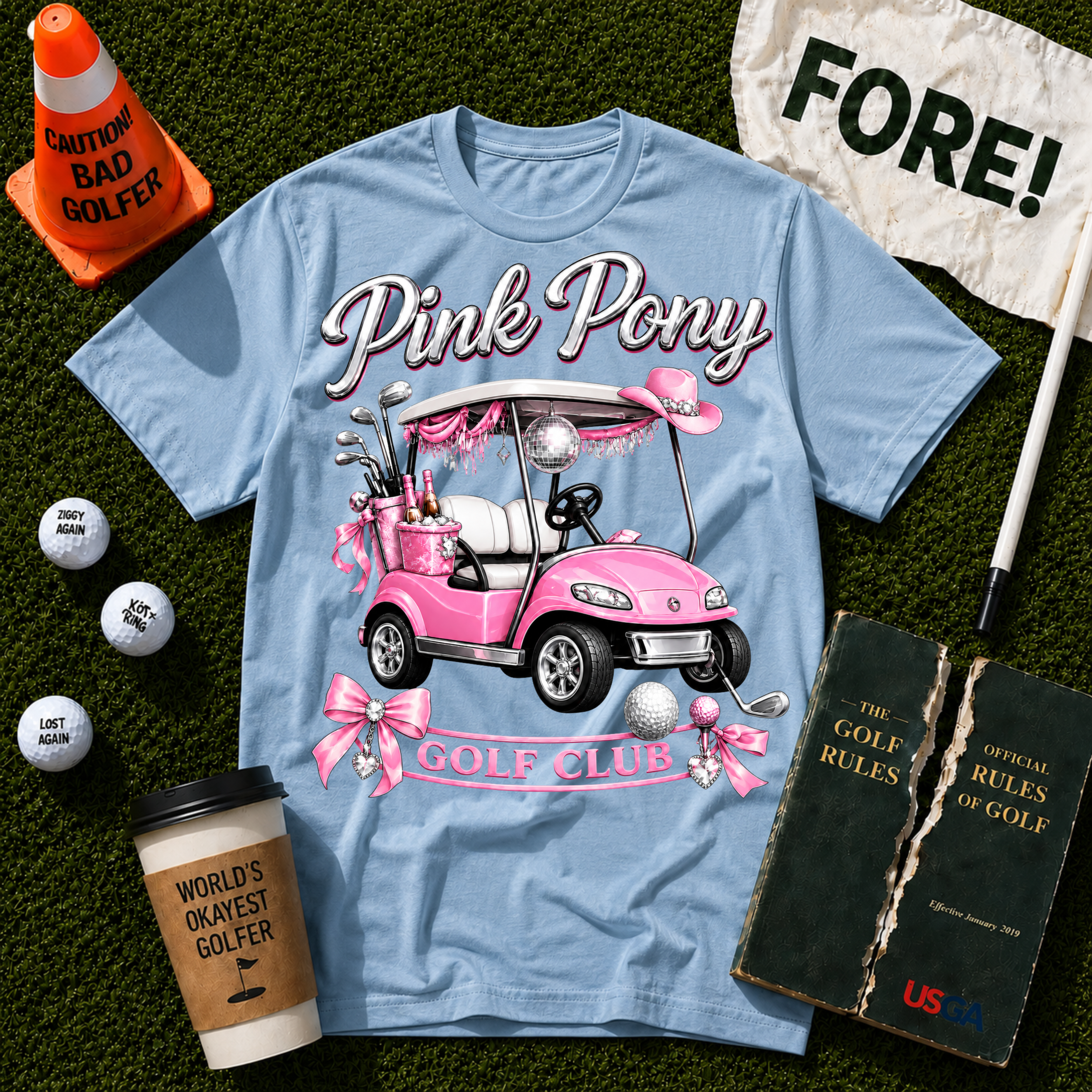 Pink Pony Golf Club T-Shirt