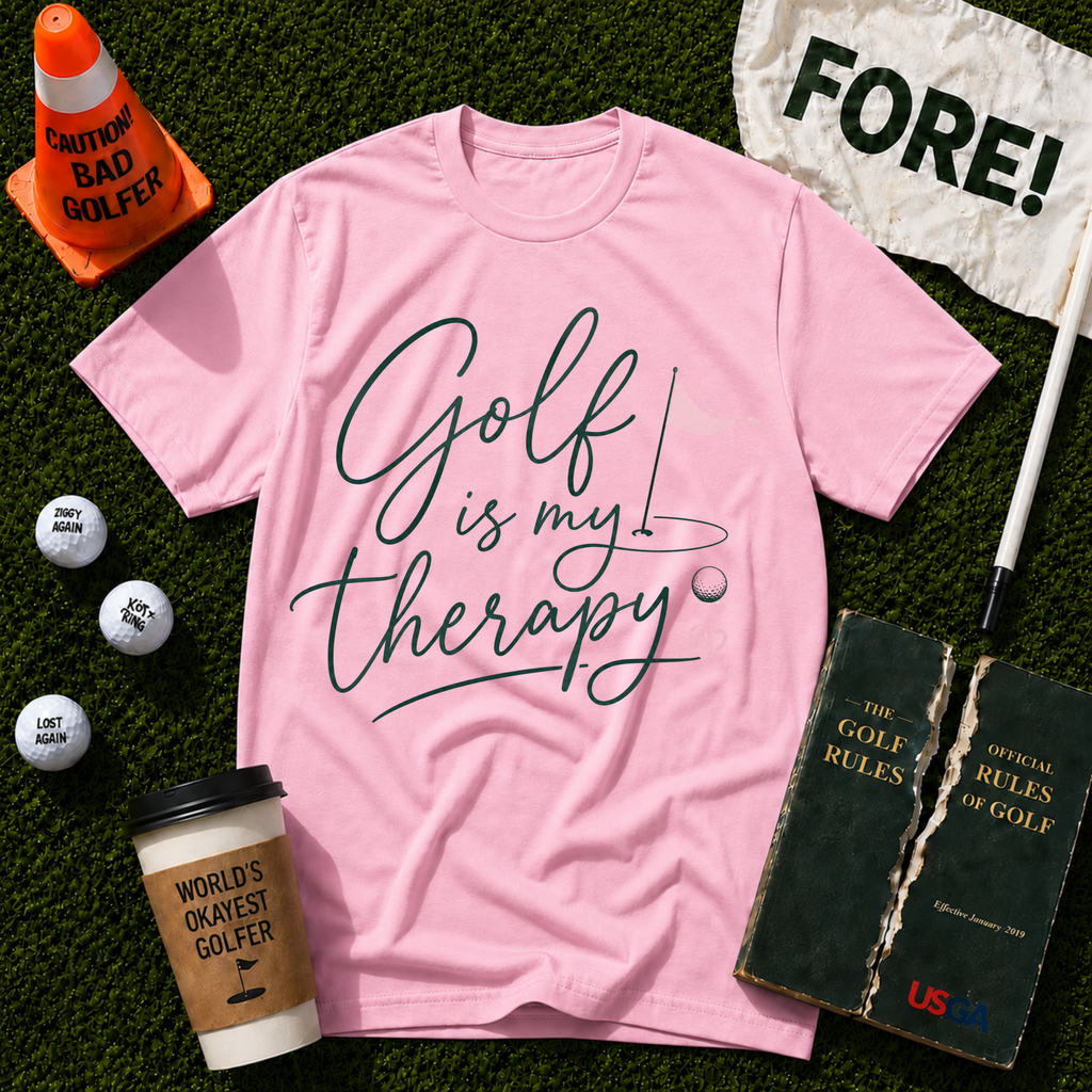 Golf Is My Therapy T-Shirt