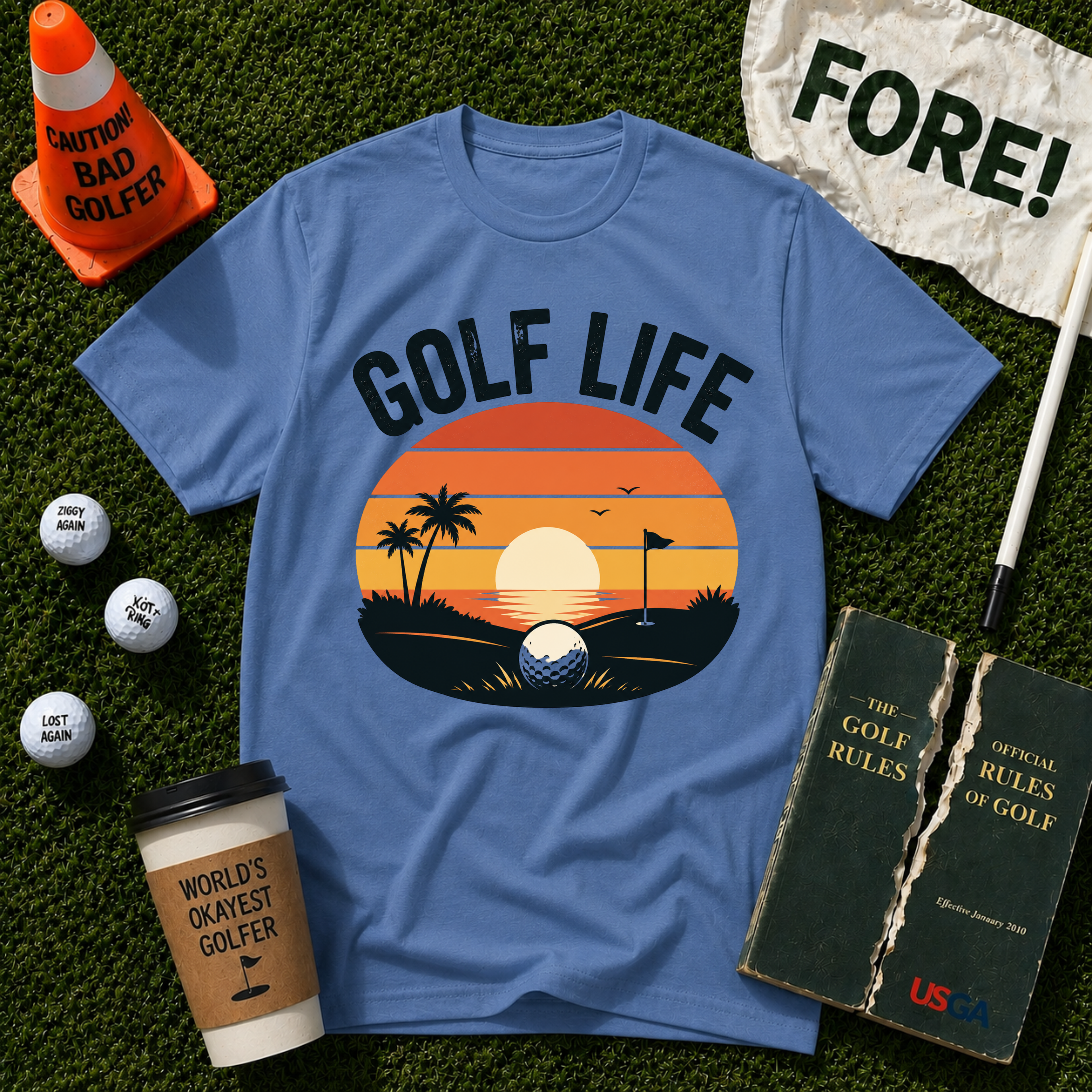 #Golf Life  Tech T-Shirt