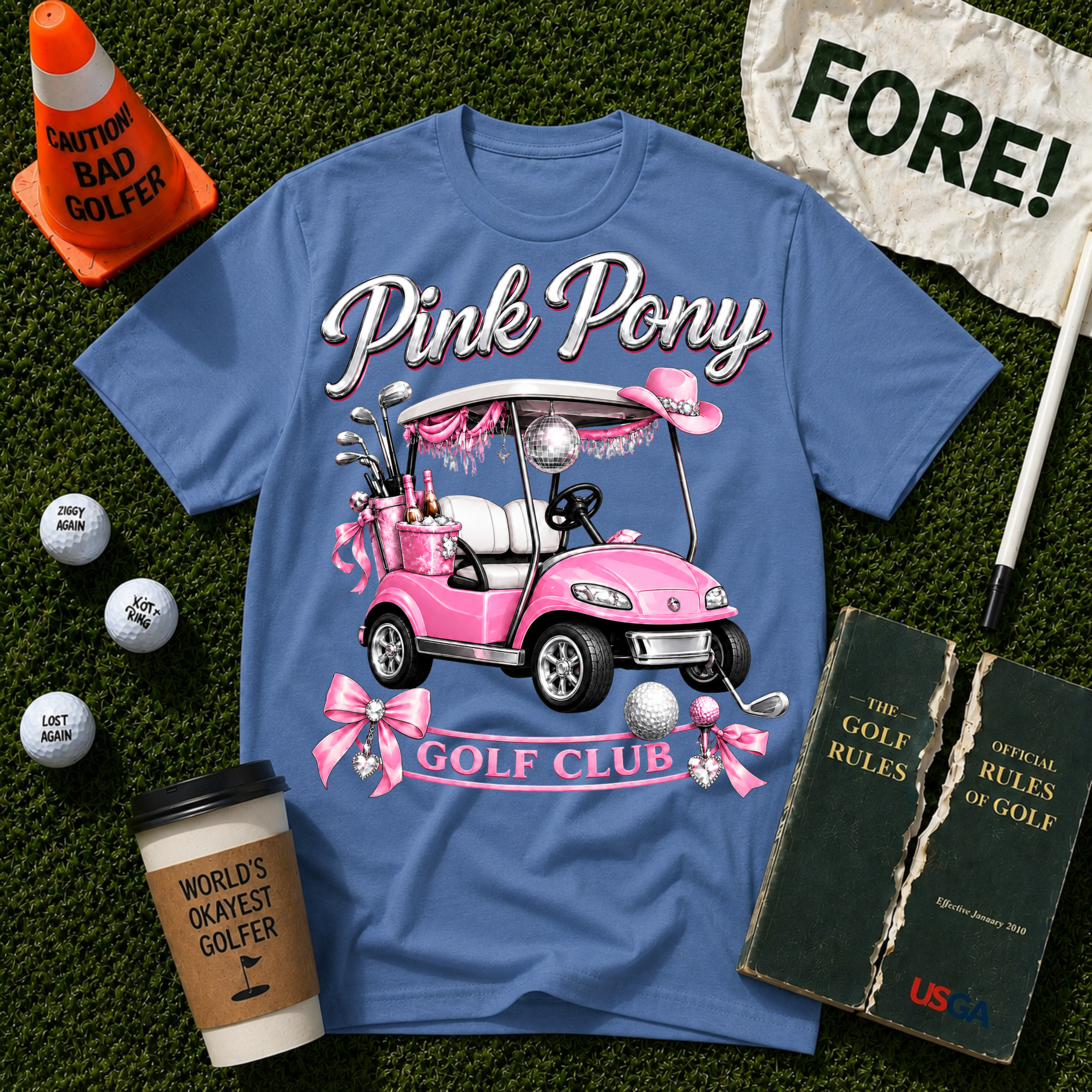 Pink Pony Golf Club T-Shirt