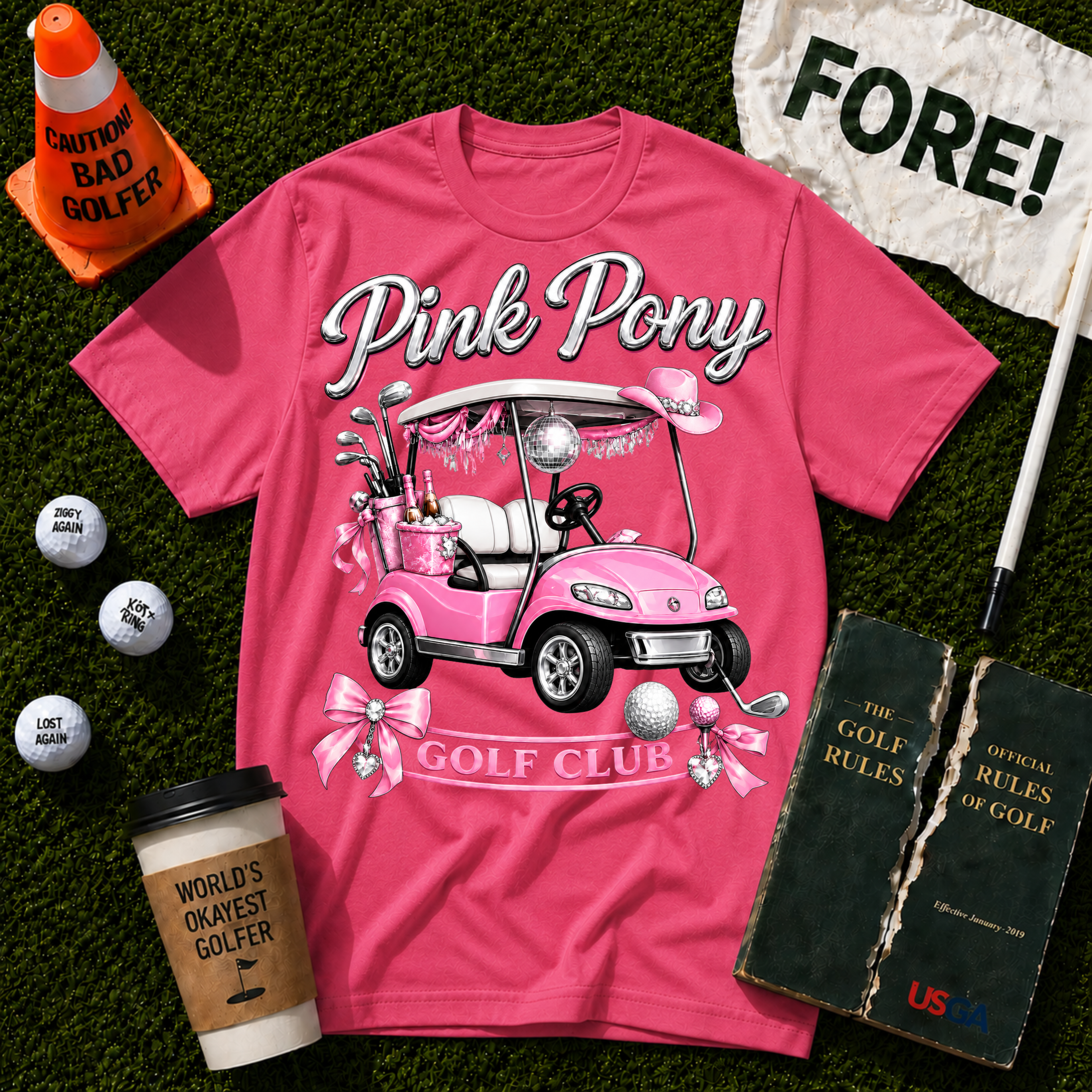 Pink Pony Golf Club T-Shirt