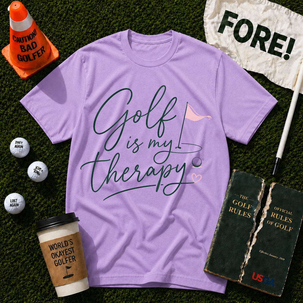 Golf Is My Therapy T-Shirt