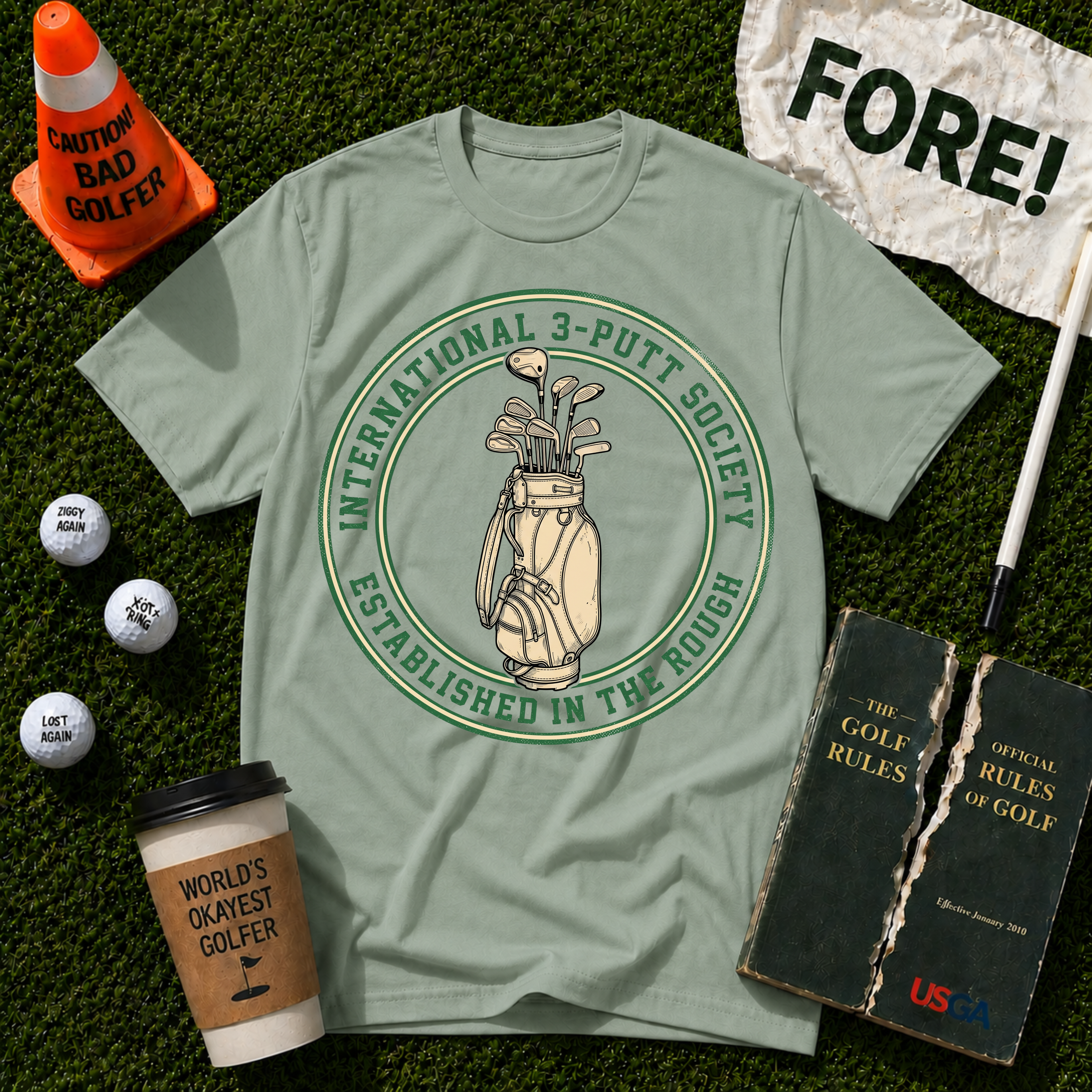 3 Putt Society T-Shirt