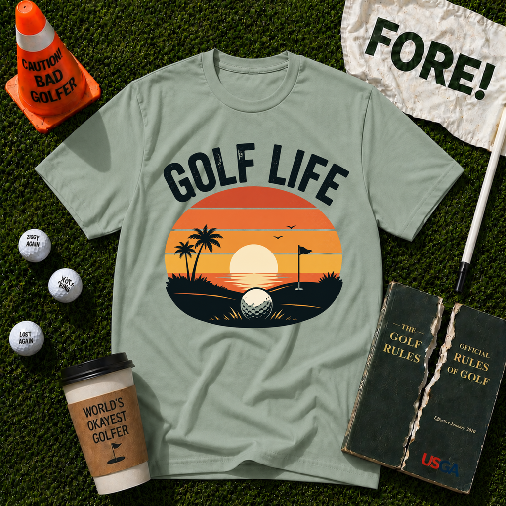#Golf Life  Tech T-Shirt