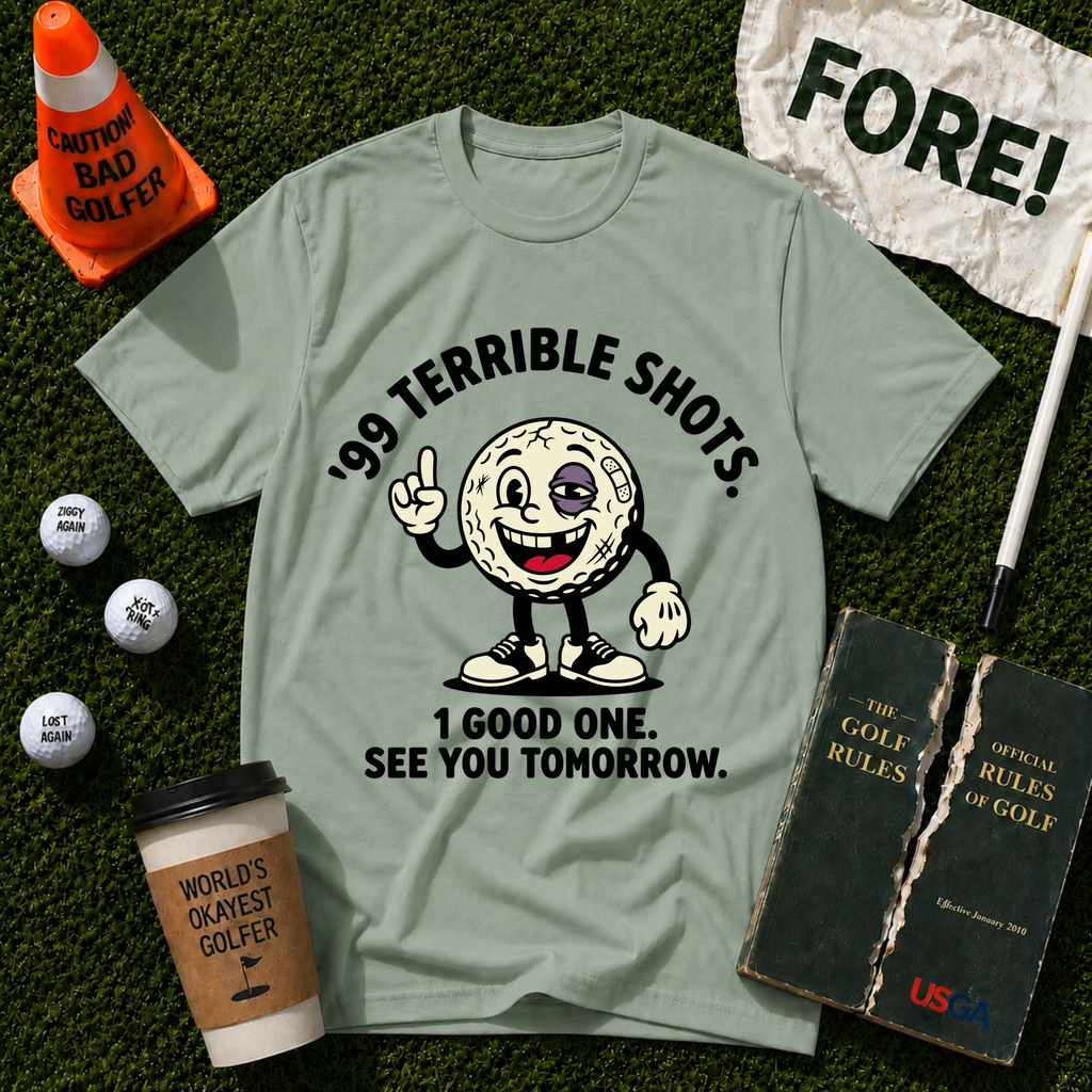 "99 Terrible Shots" T-Shirt
