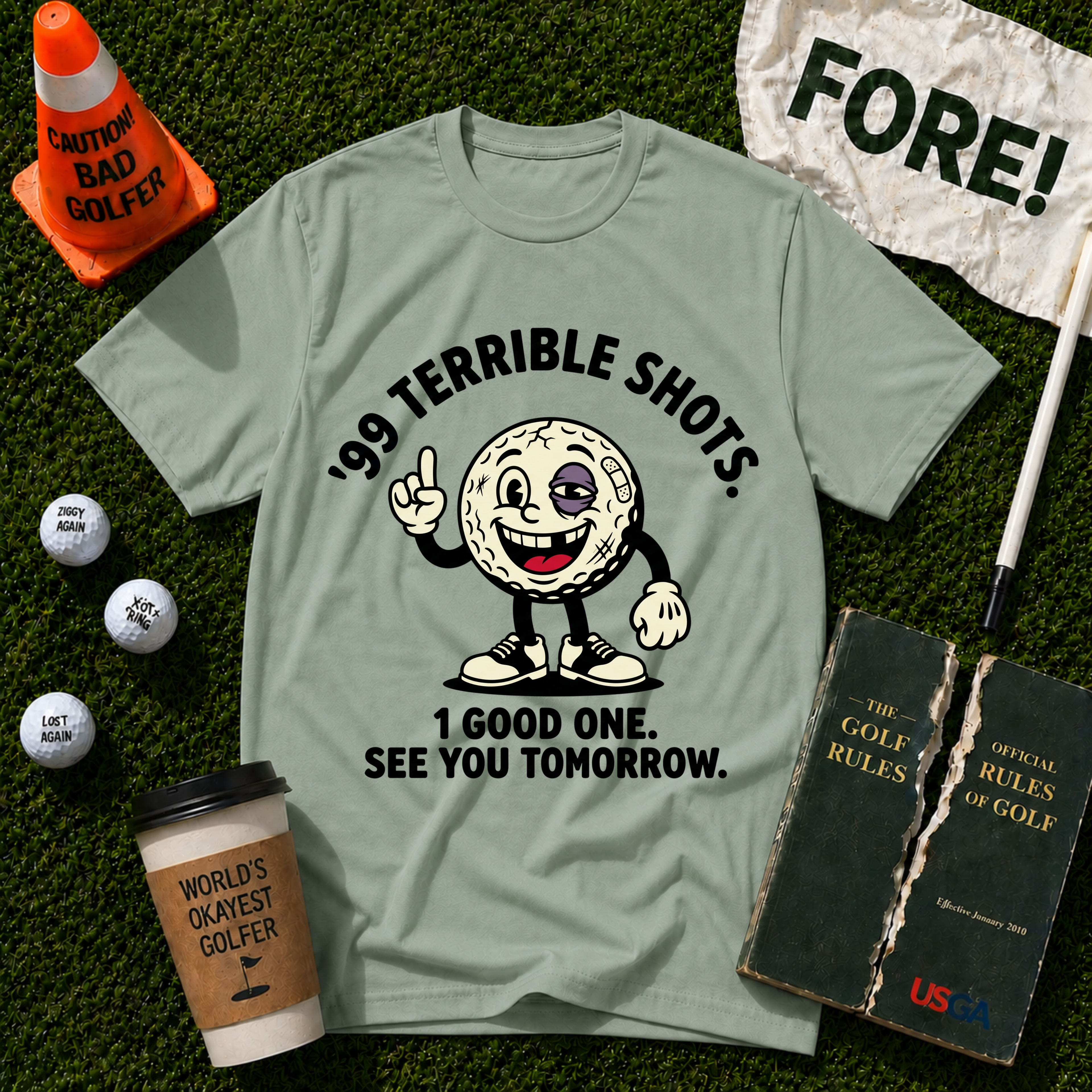 "99 Terrible Shots" T-Shirt