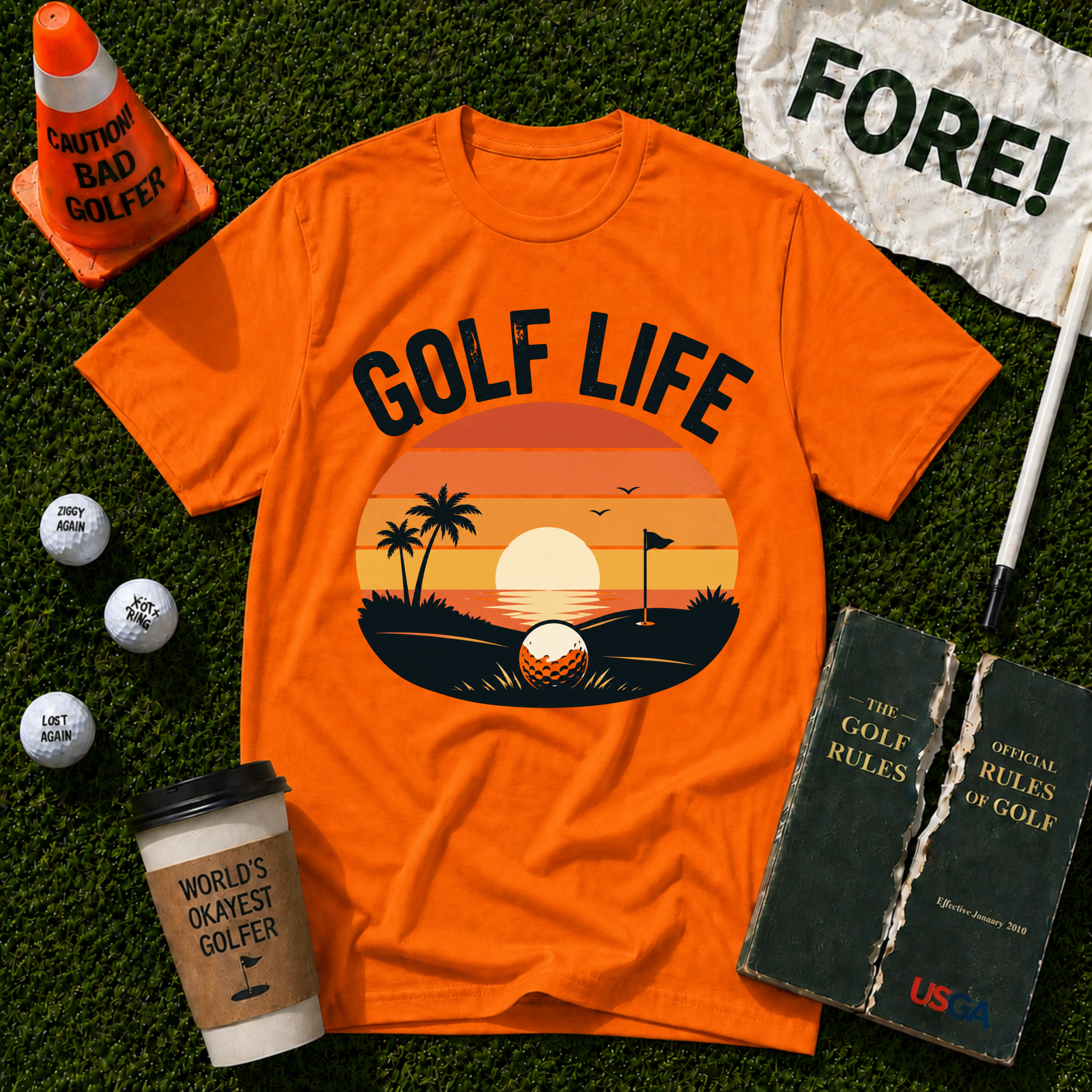 #Golf Life  Tech T-Shirt
