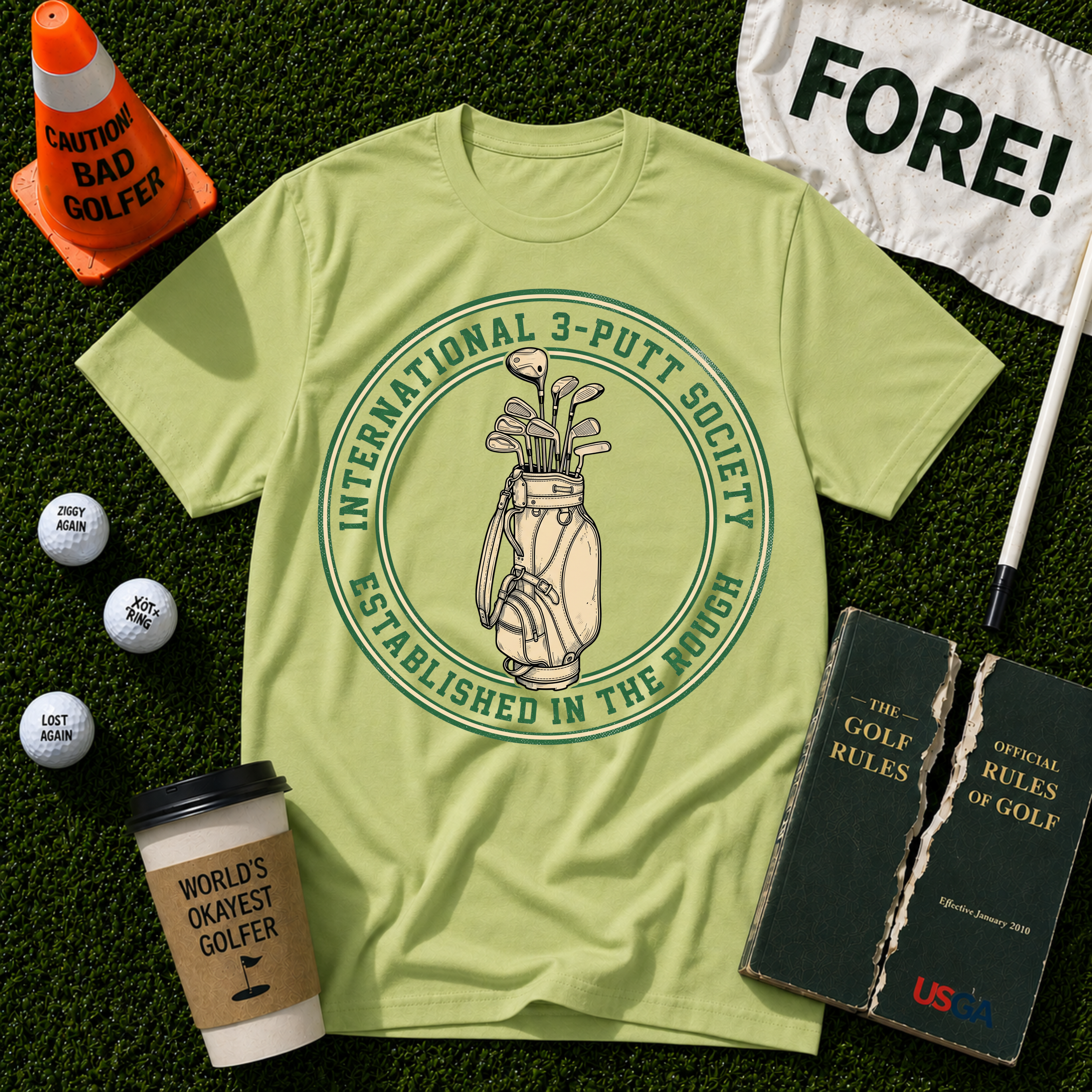 3 Putt Society T-Shirt