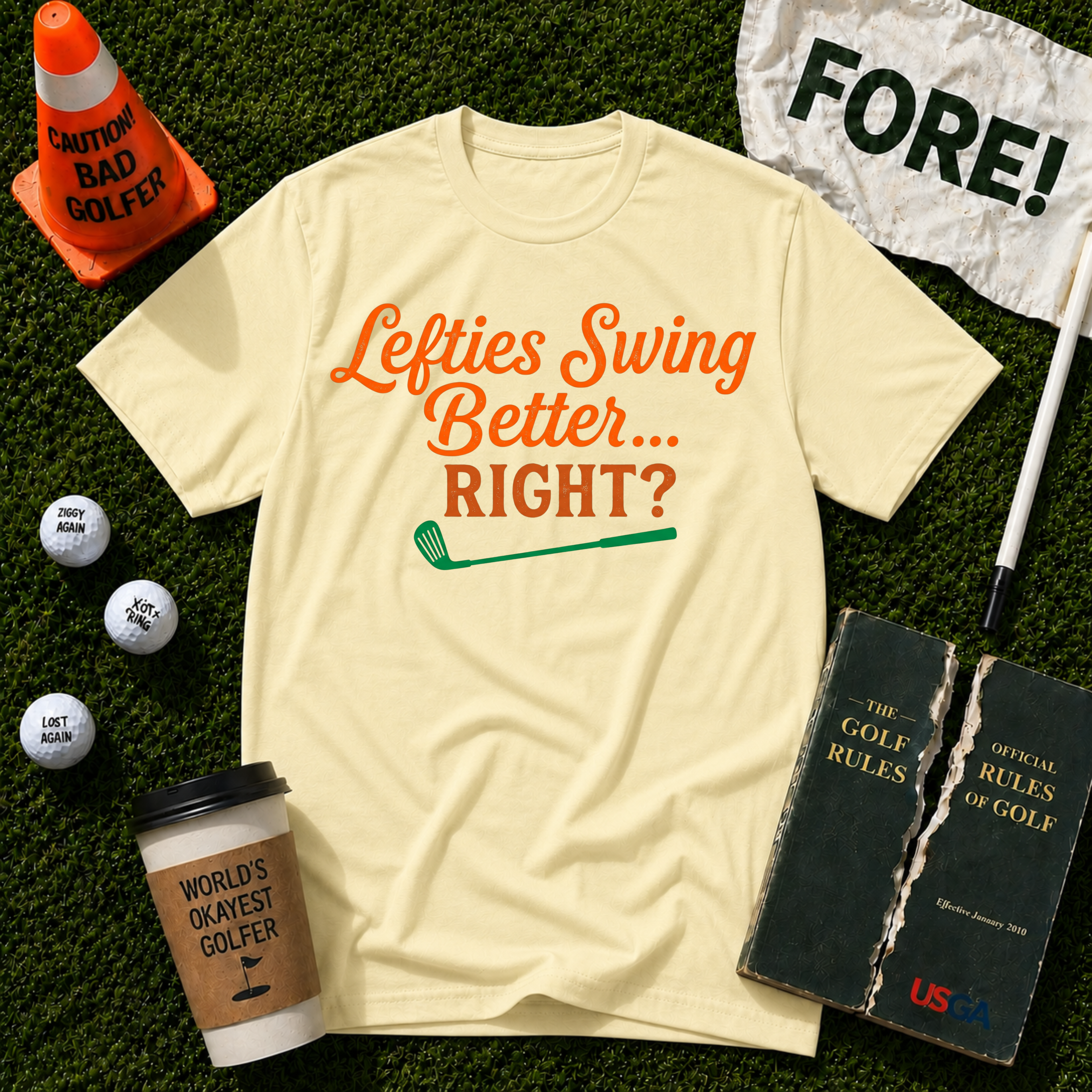 Lefties Swing Better T-Shirt