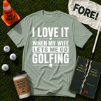 Lets Me Go Golfing T-Shirt