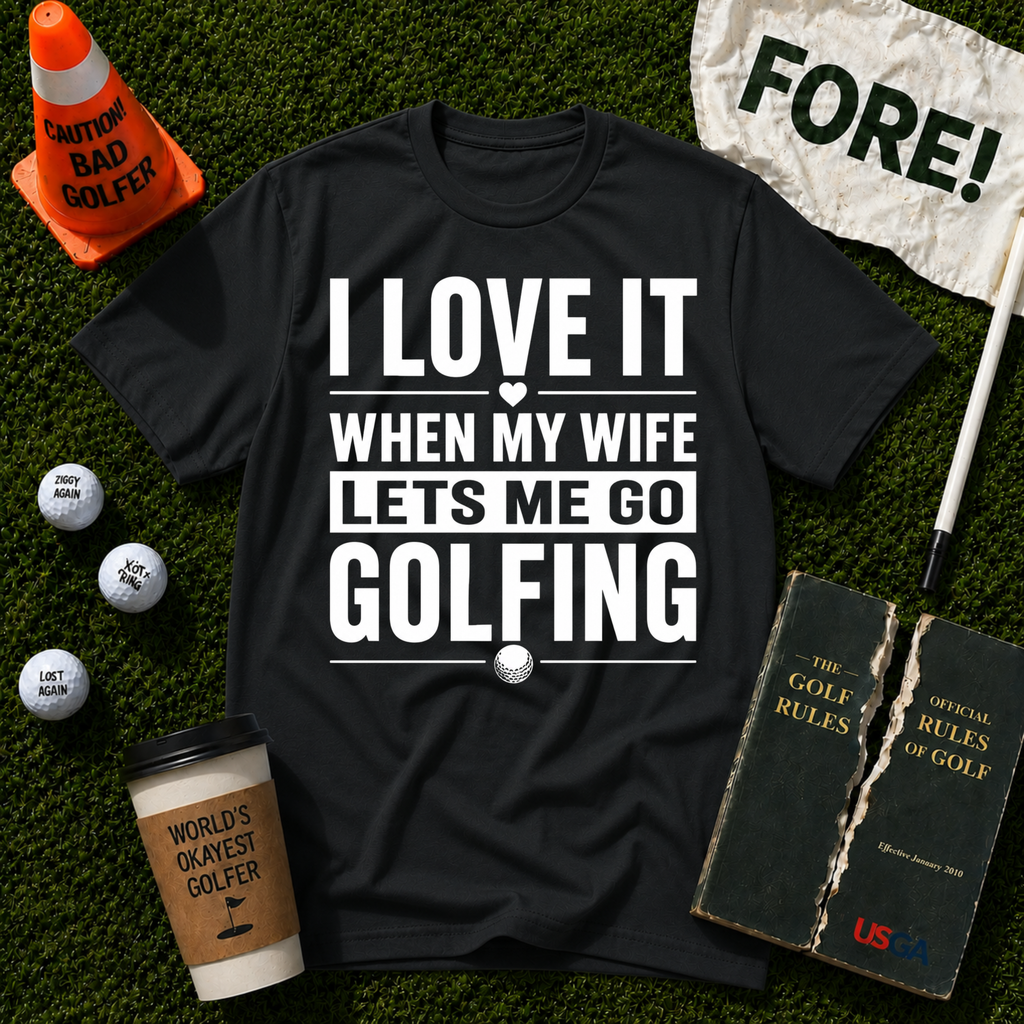 Lets Me Go Golfing T-Shirt