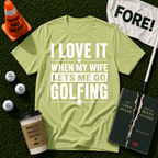 Lets Me Go Golfing T-Shirt