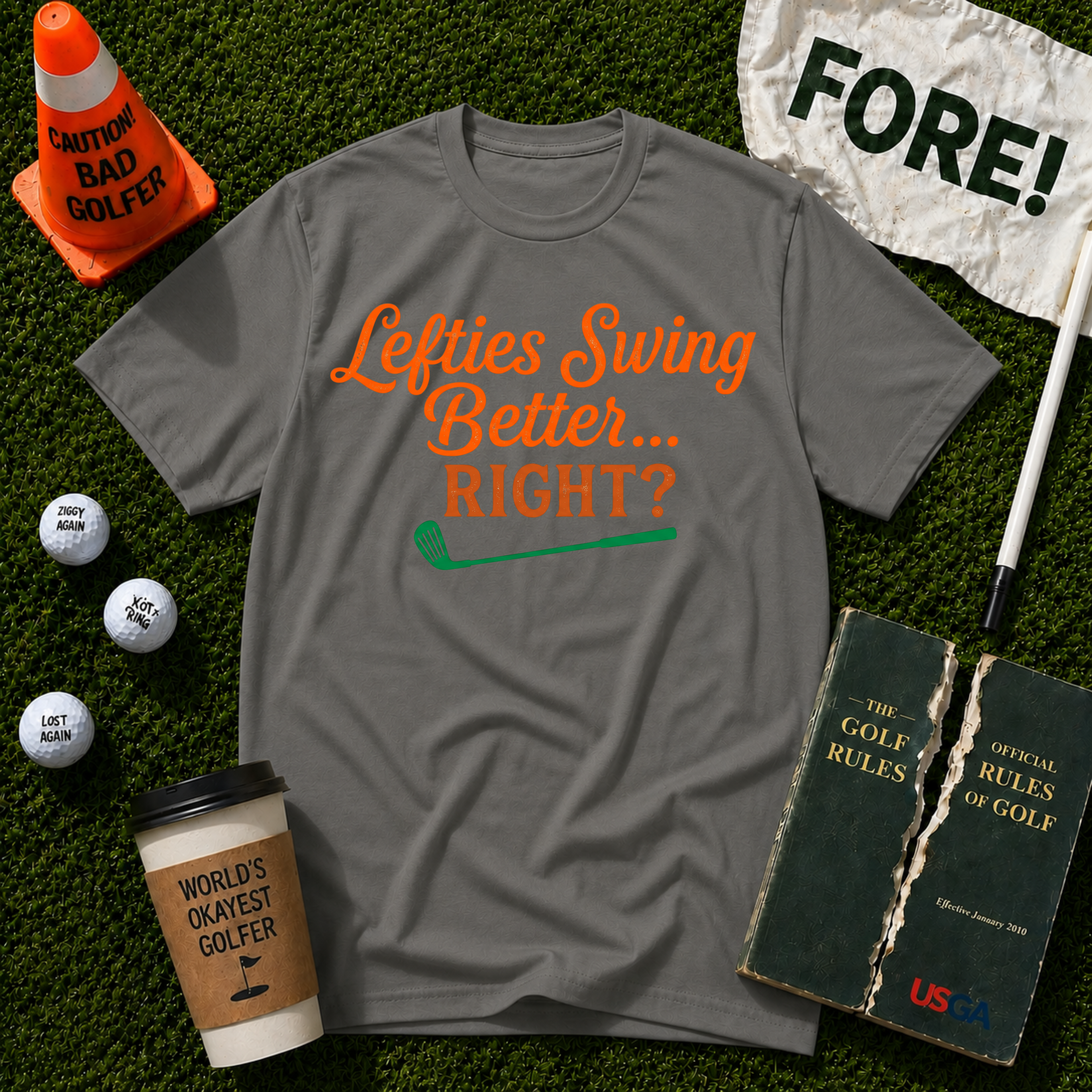 Lefties Swing Better T-Shirt
