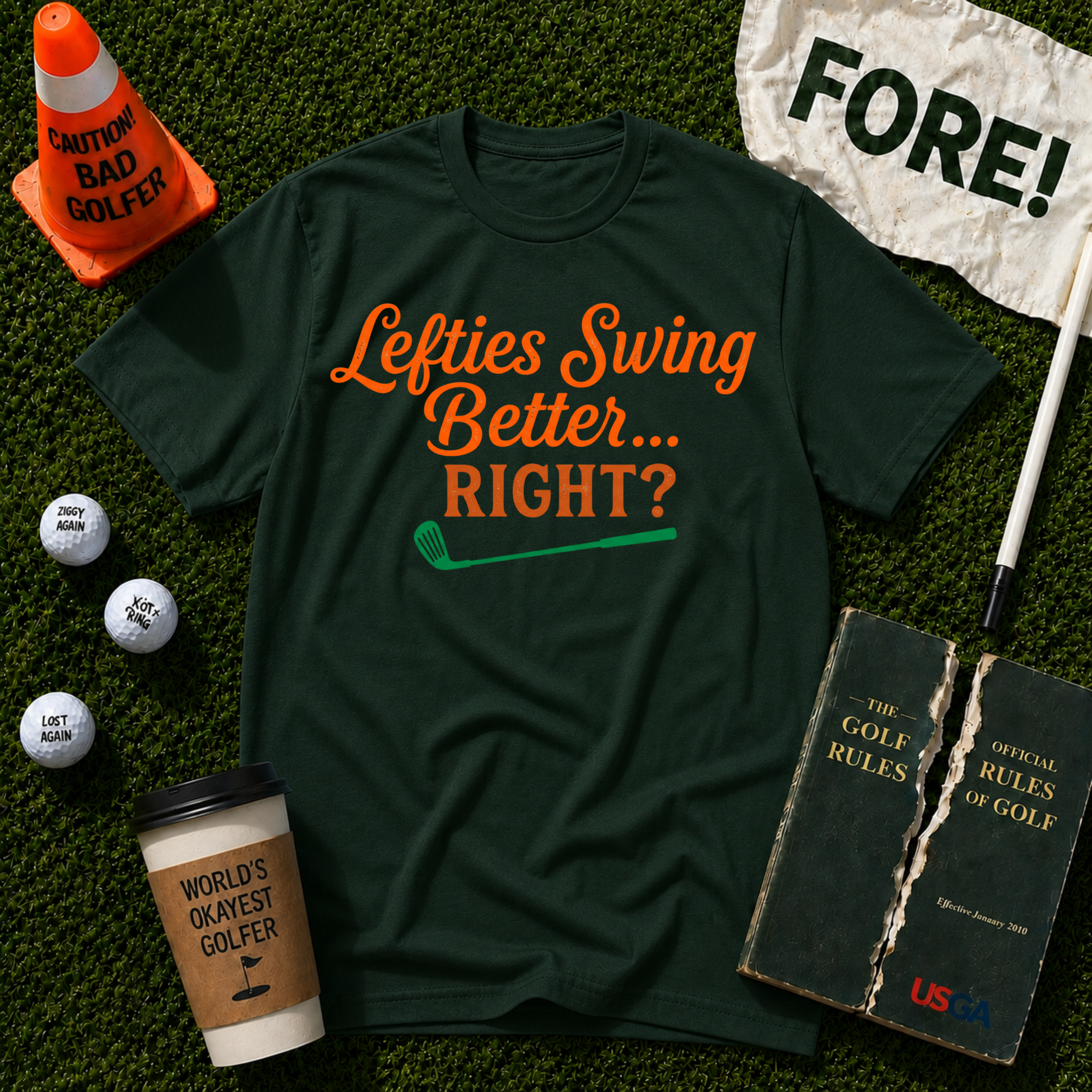 Lefties Swing Better T-Shirt