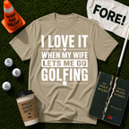 Lets Me Go Golfing T-Shirt