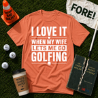 Lets Me Go Golfing T-Shirt