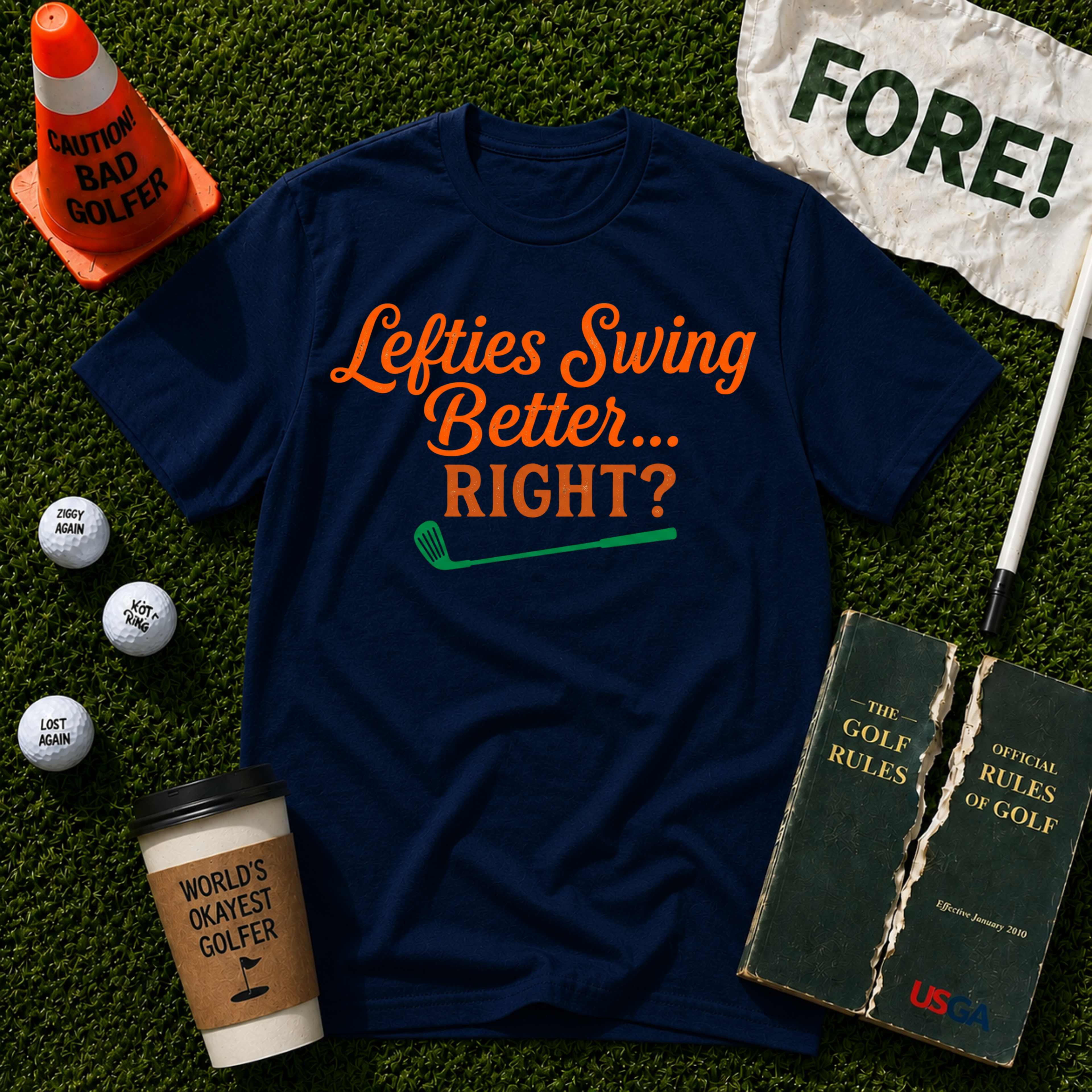 Lefties Swing Better T-Shirt
