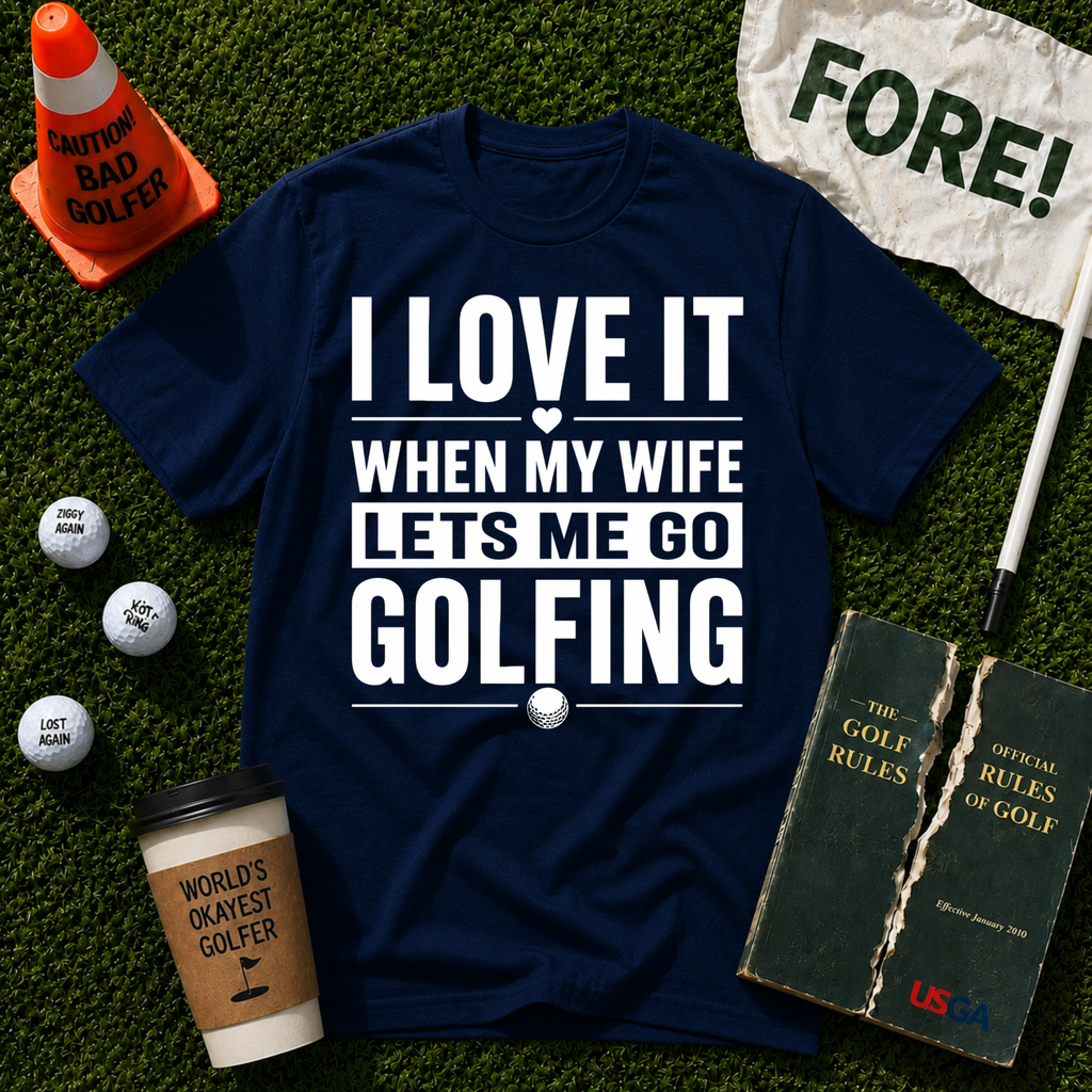 Lets Me Go Golfing T-Shirt