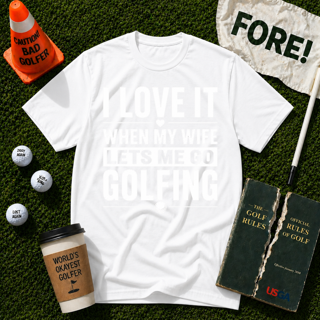 Lets Me Go Golfing T-Shirt