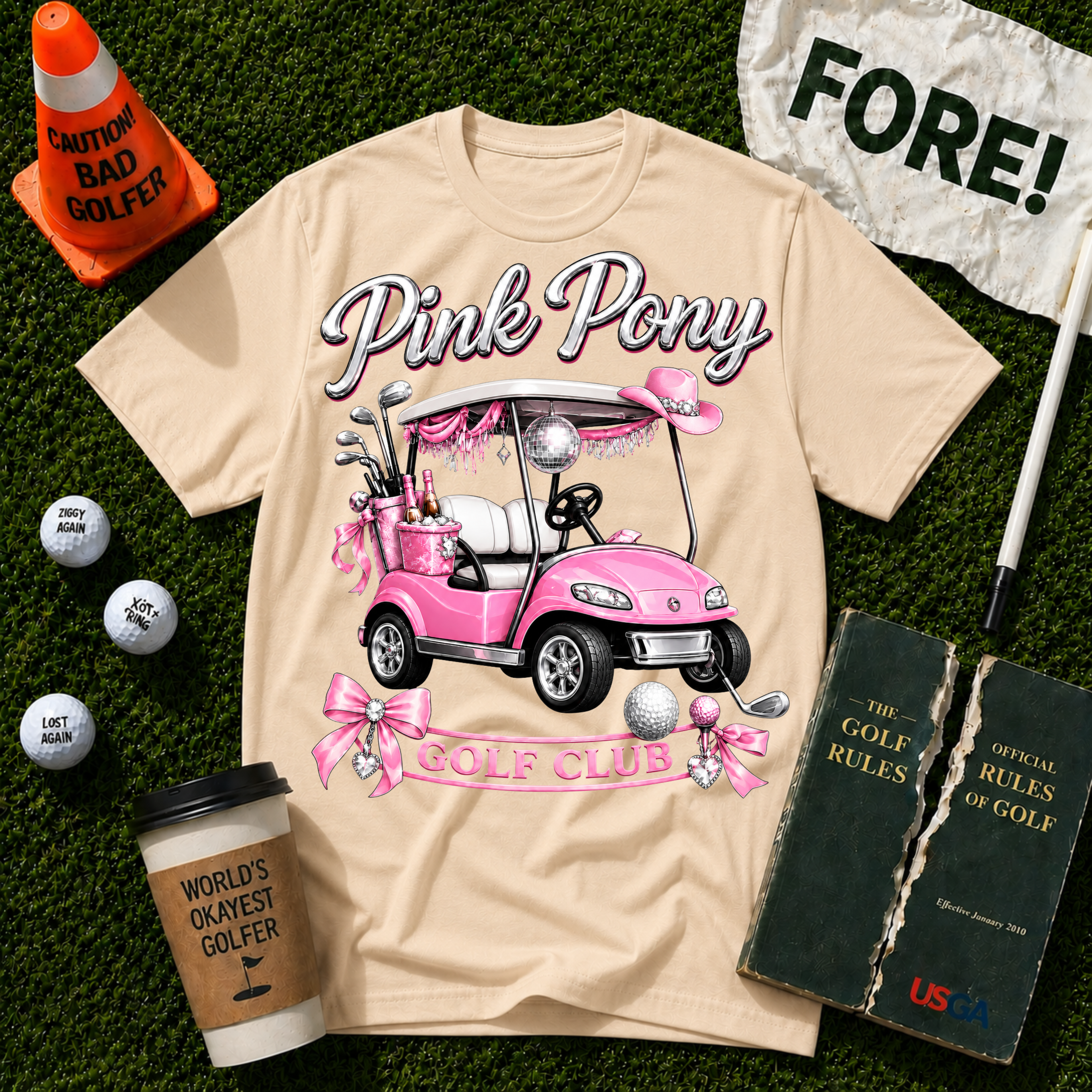 Pink Pony Golf Club T-Shirt