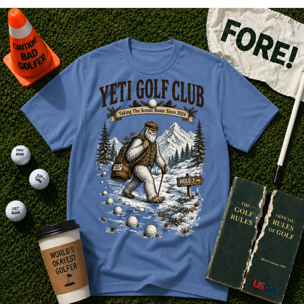 Yeti Golf Club  T-Shirt