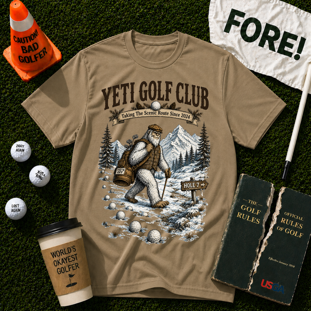 Yeti Golf Club  T-Shirt