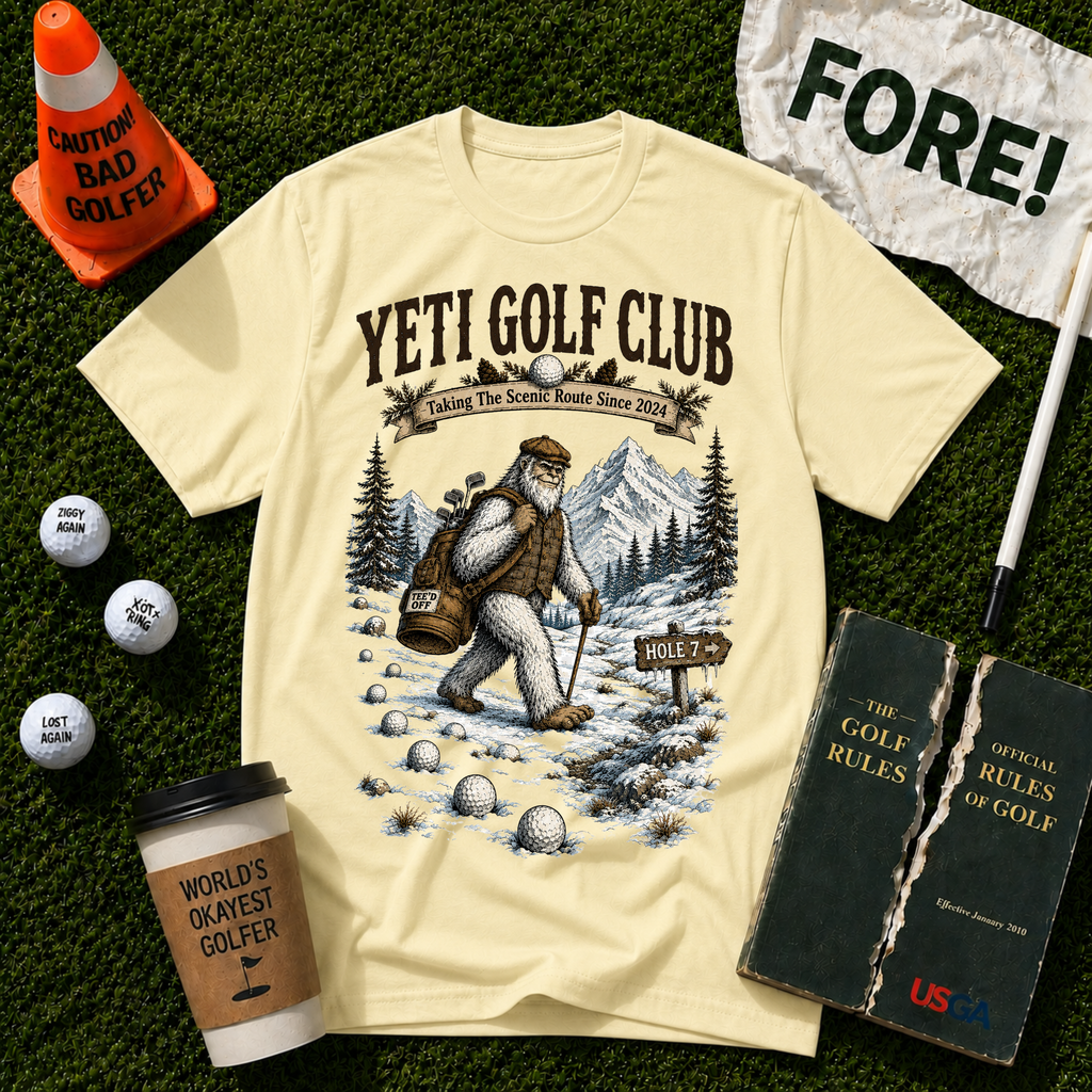 Yeti Golf Club  T-Shirt