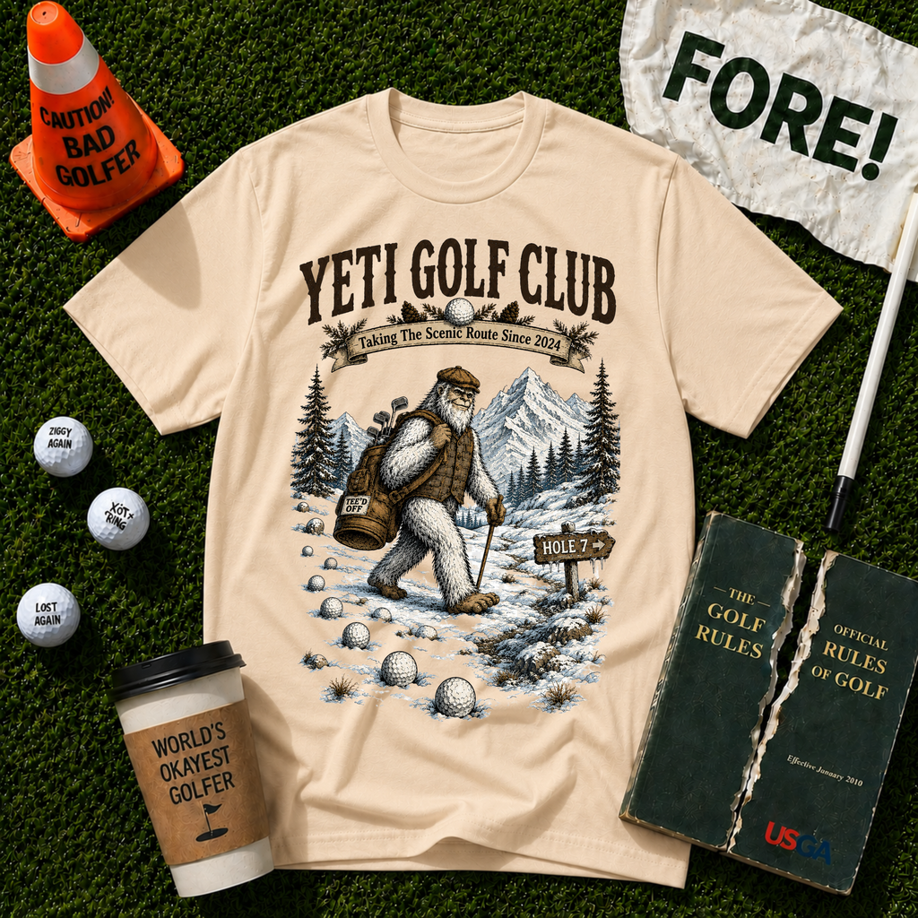 Yeti Golf Club  T-Shirt