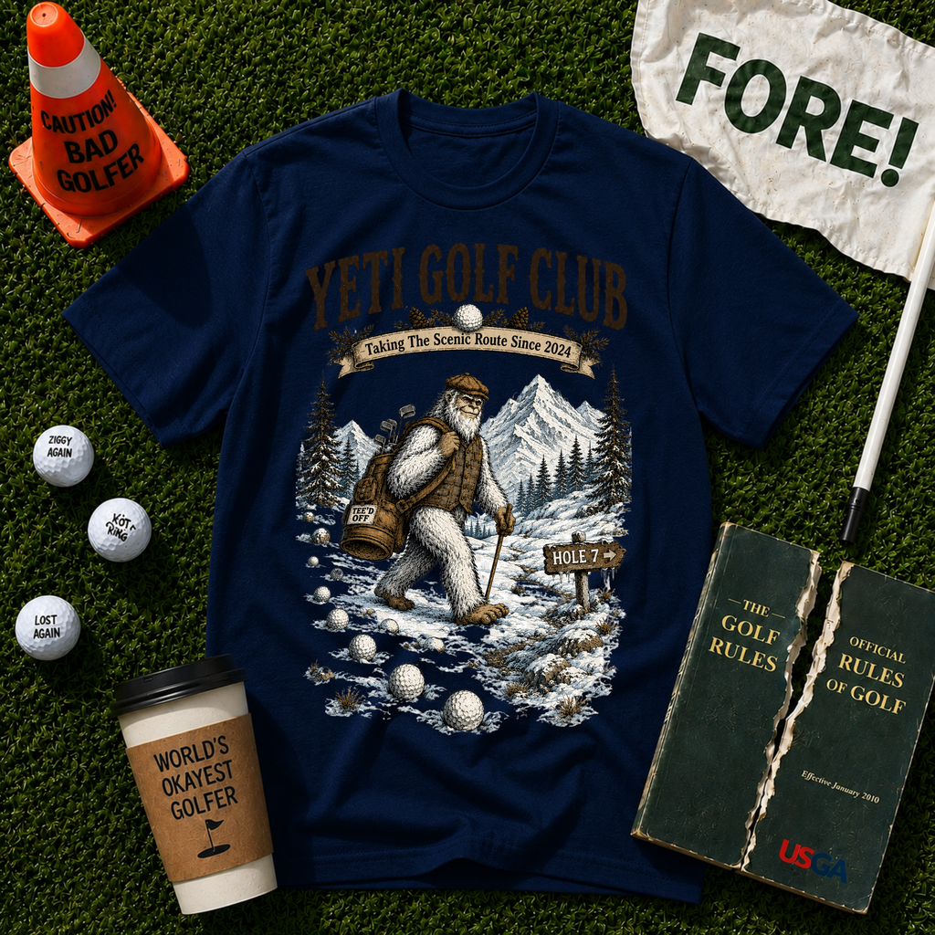 Yeti Golf Club  T-Shirt