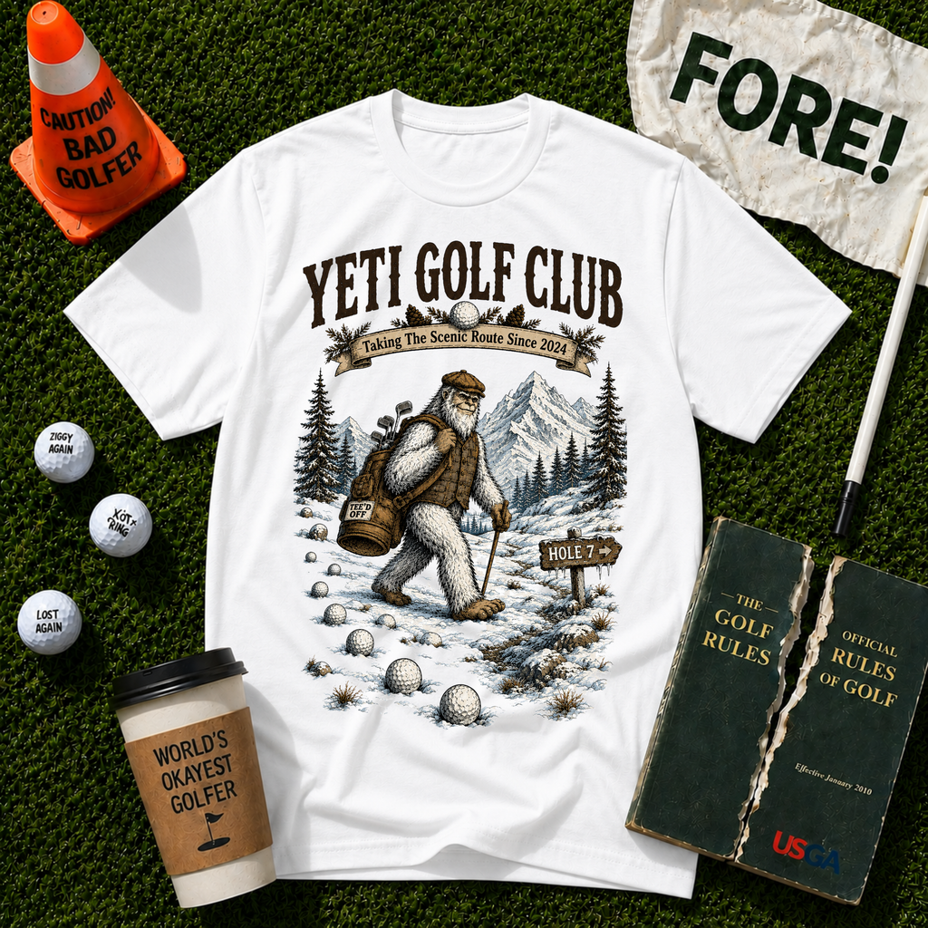 Yeti Golf Club  T-Shirt