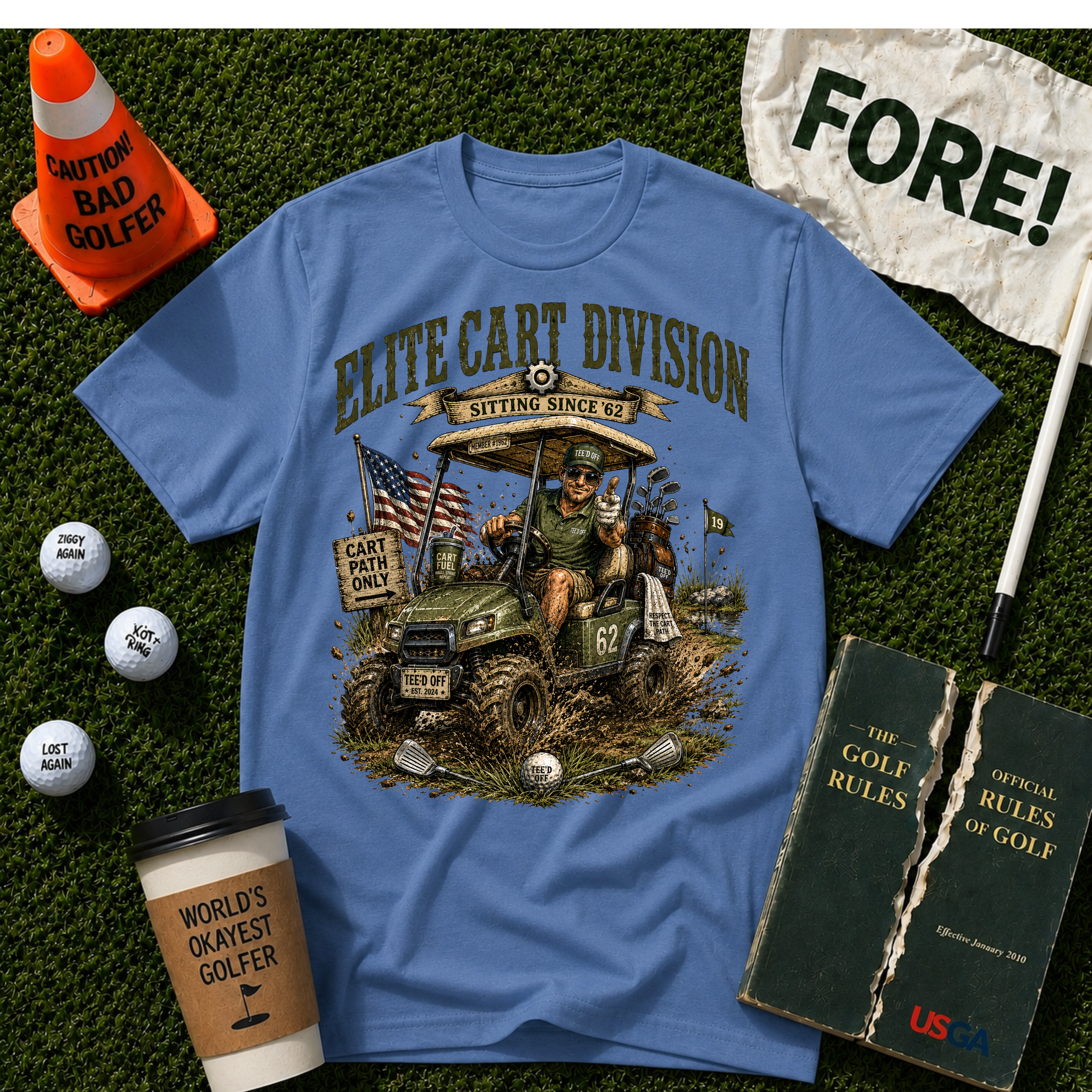 Elite Golf Cart  T-Shirt
