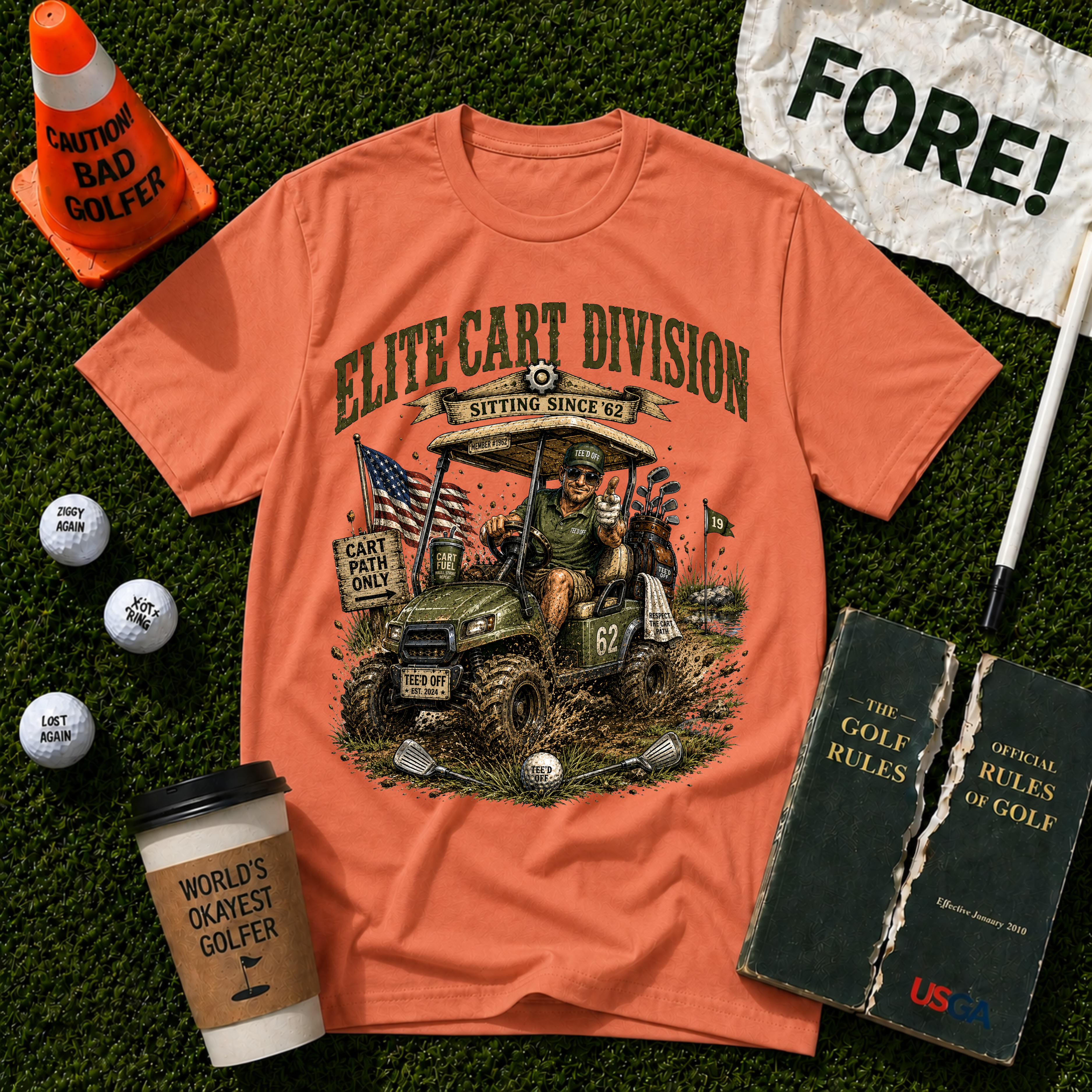 Elite Golf Cart  T-Shirt