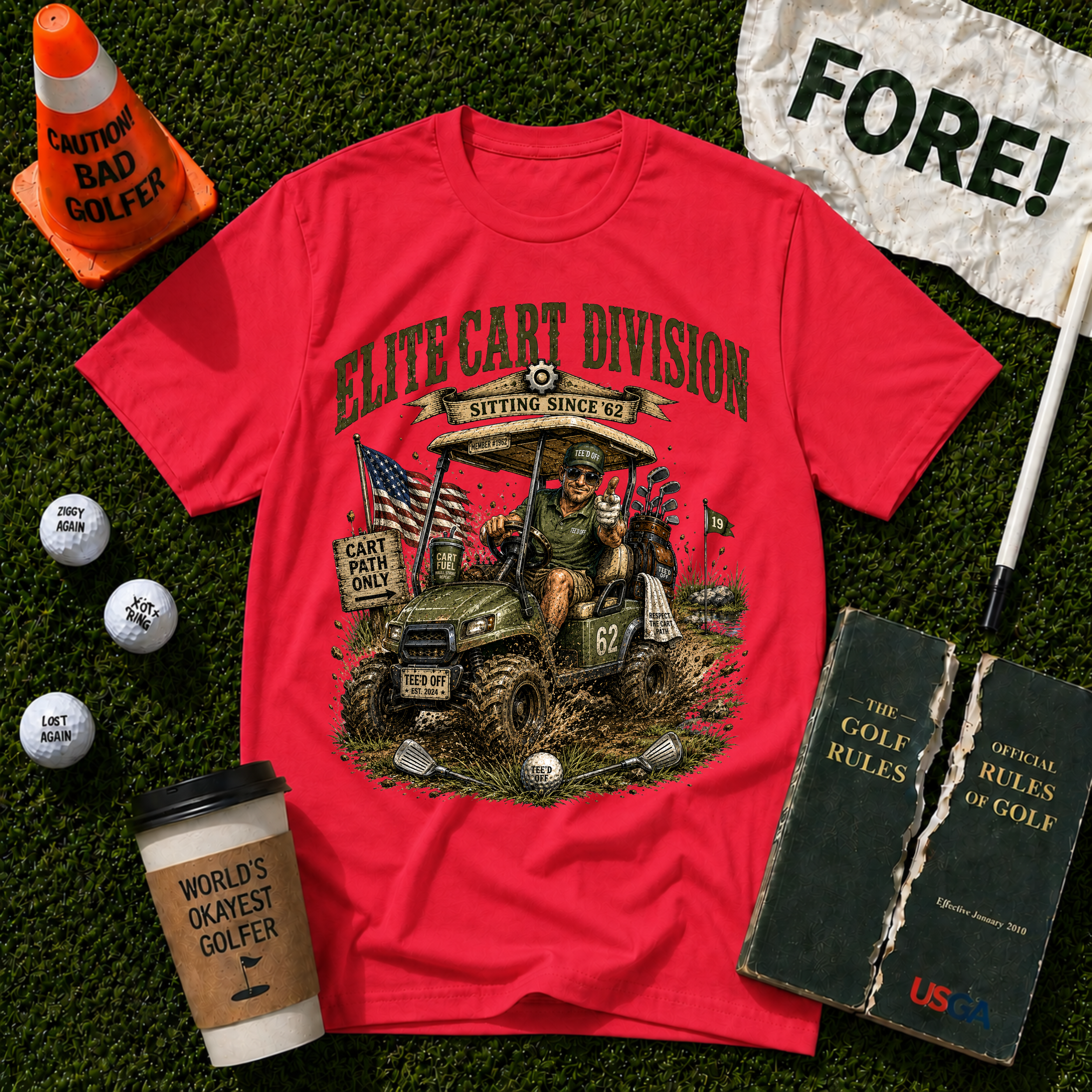 Elite Golf Cart  T-Shirt