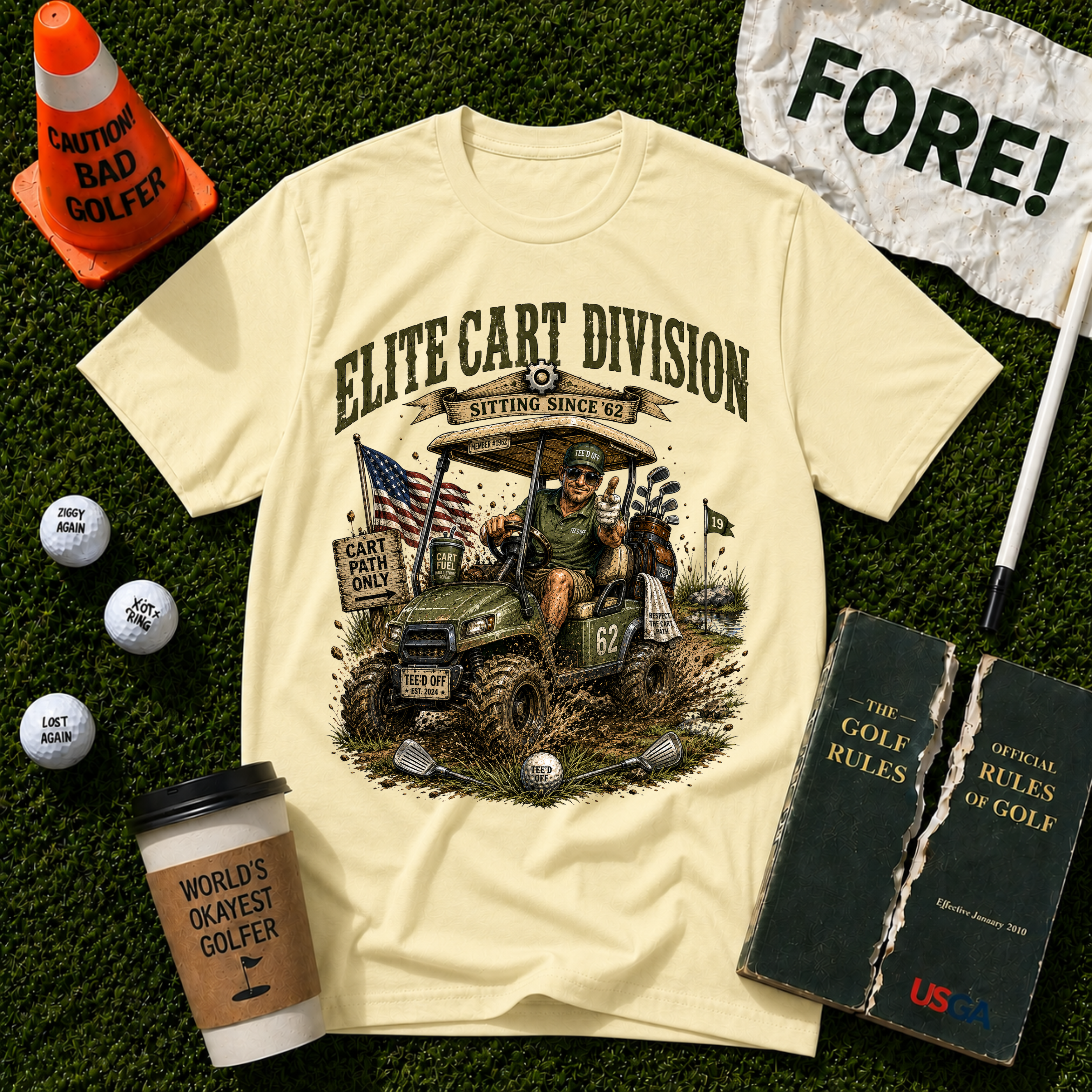 Elite Golf Cart  T-Shirt