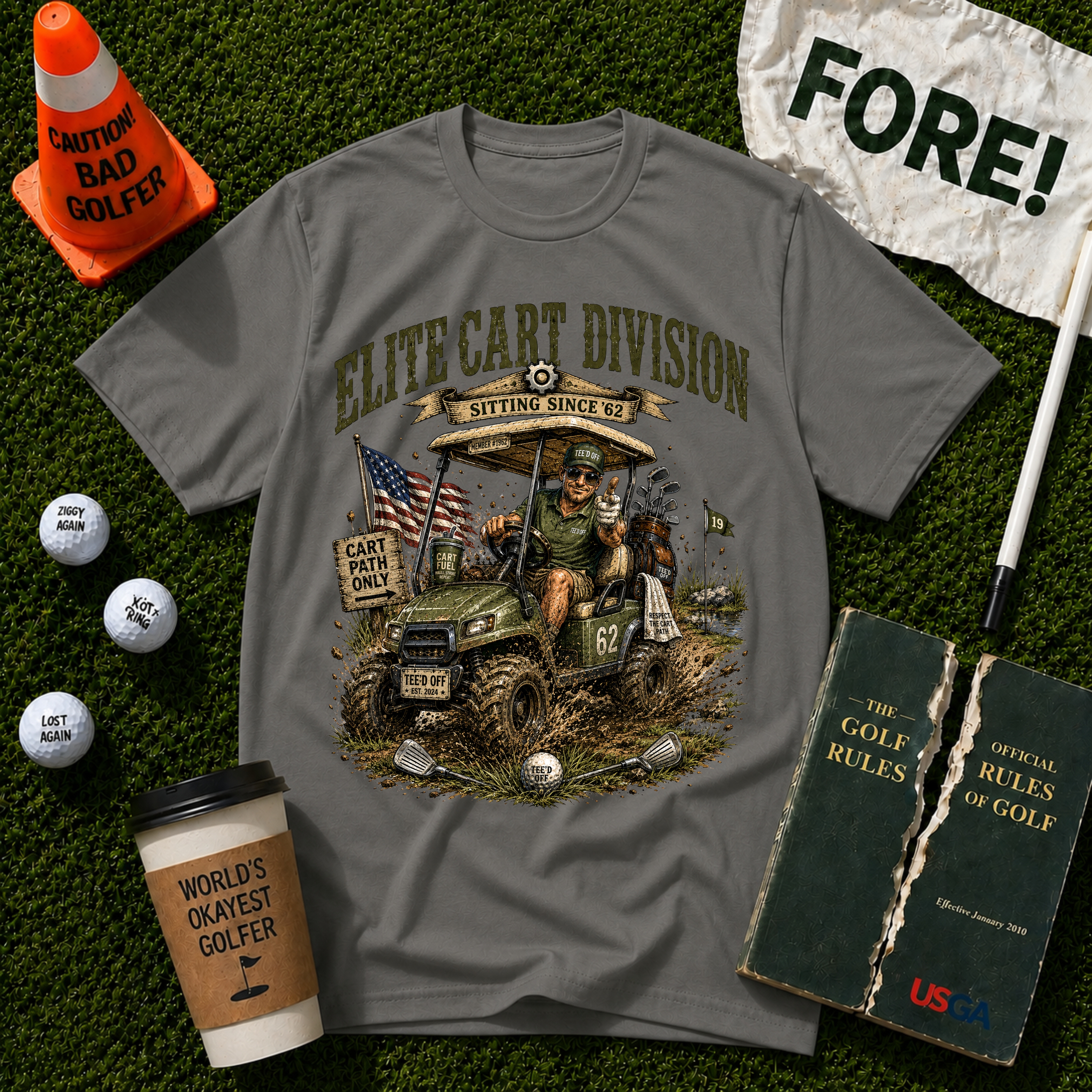 Elite Golf Cart  T-Shirt