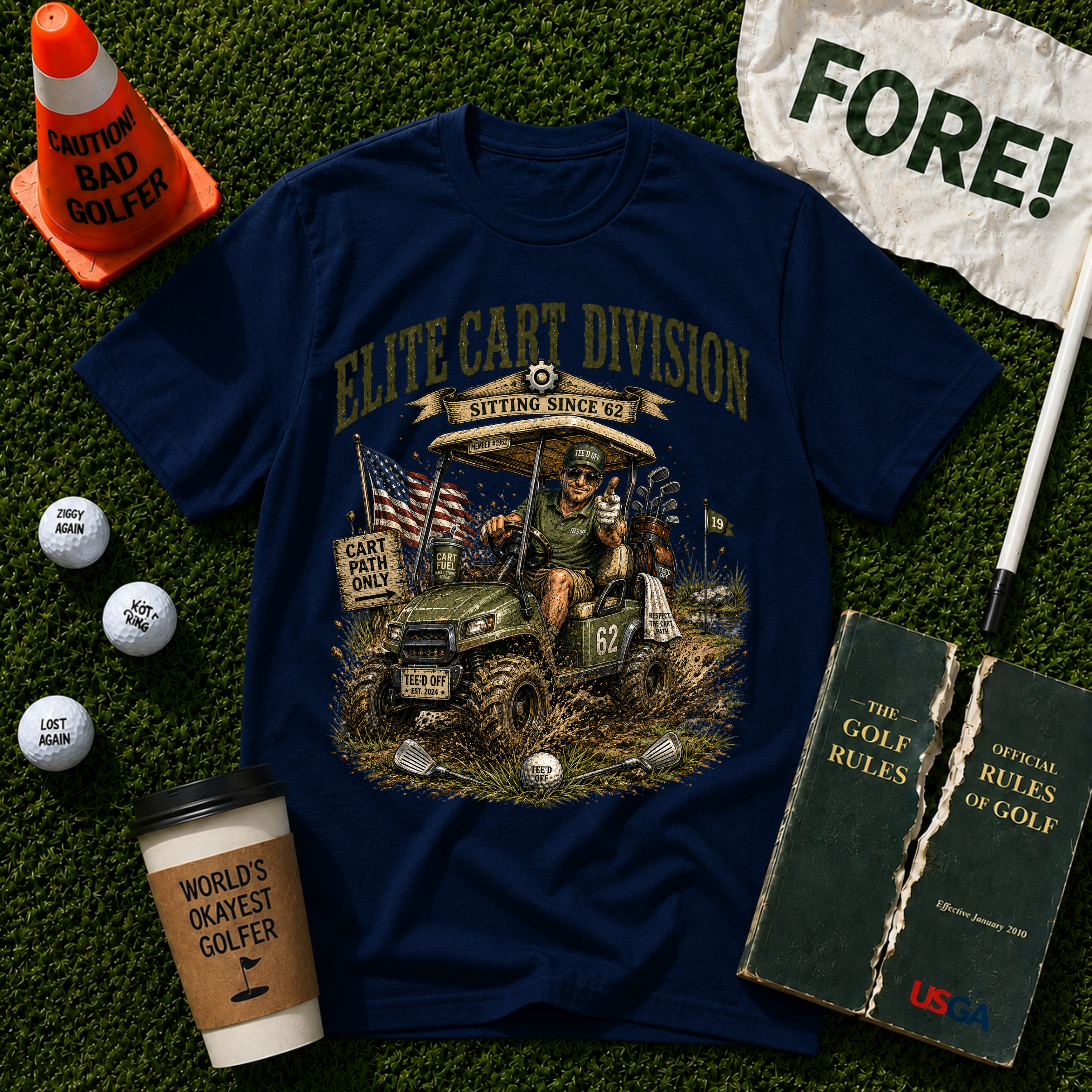 Elite Golf Cart  T-Shirt