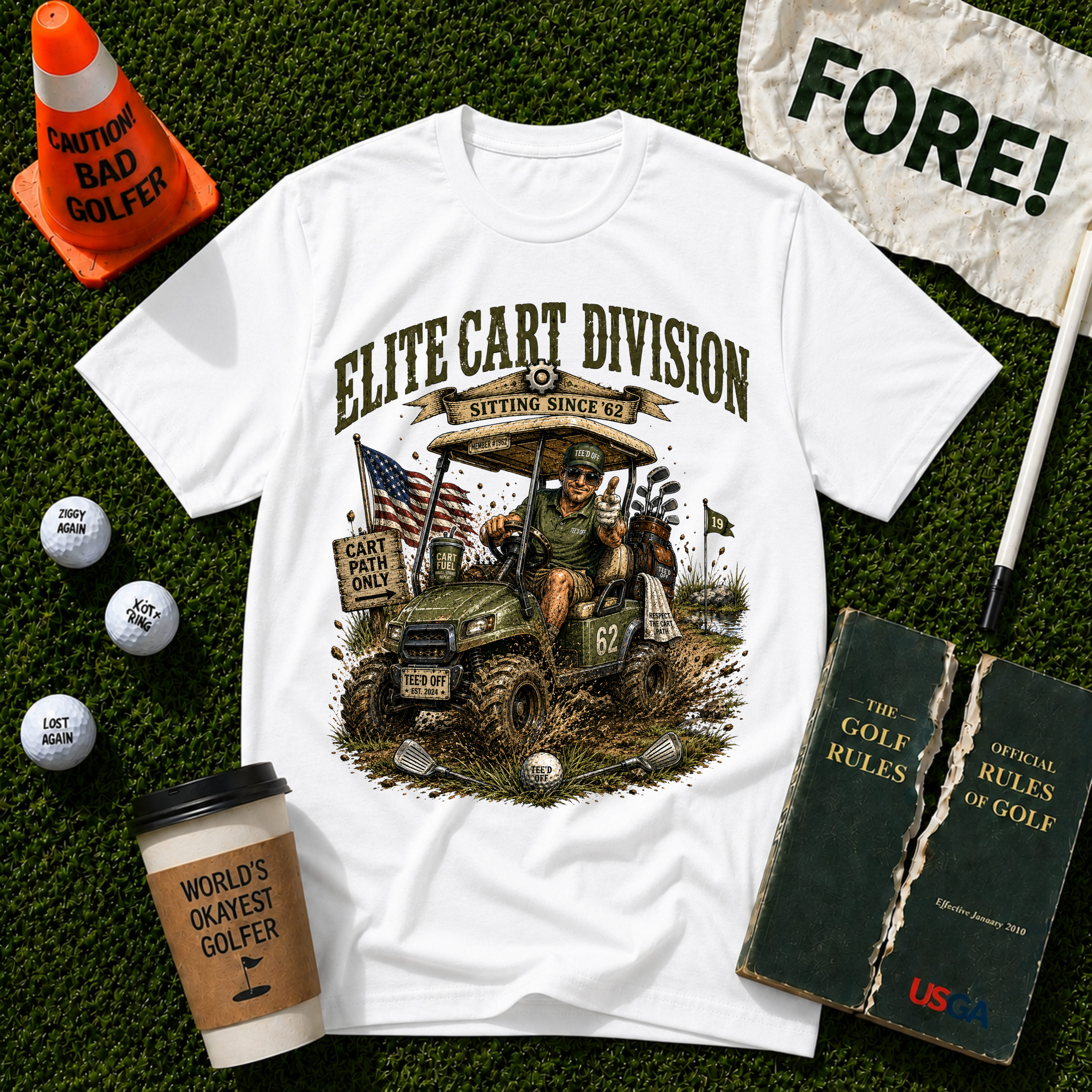 Elite Golf Cart  T-Shirt