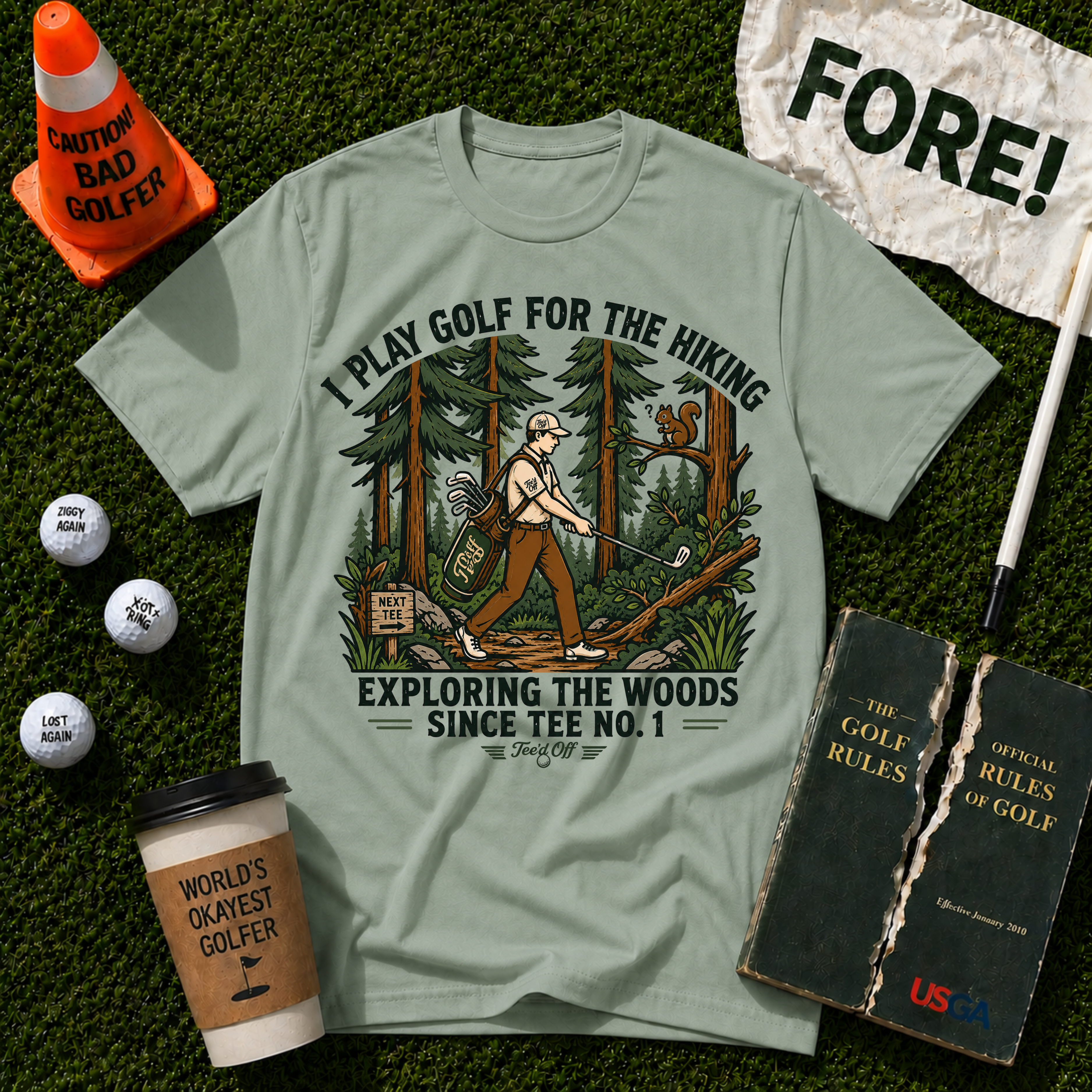 Exploring The Woods  T-Shirt