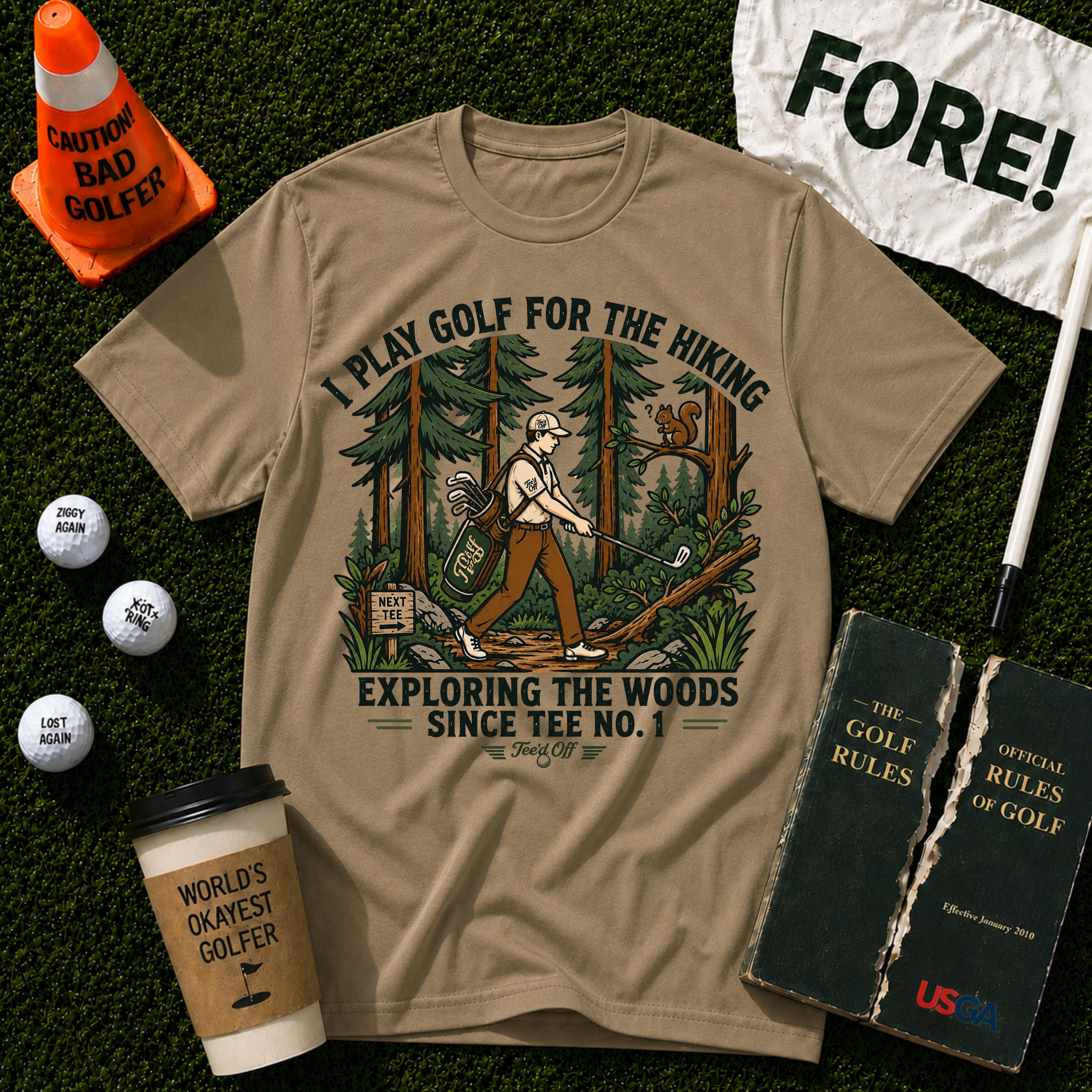 Exploring The Woods  T-Shirt