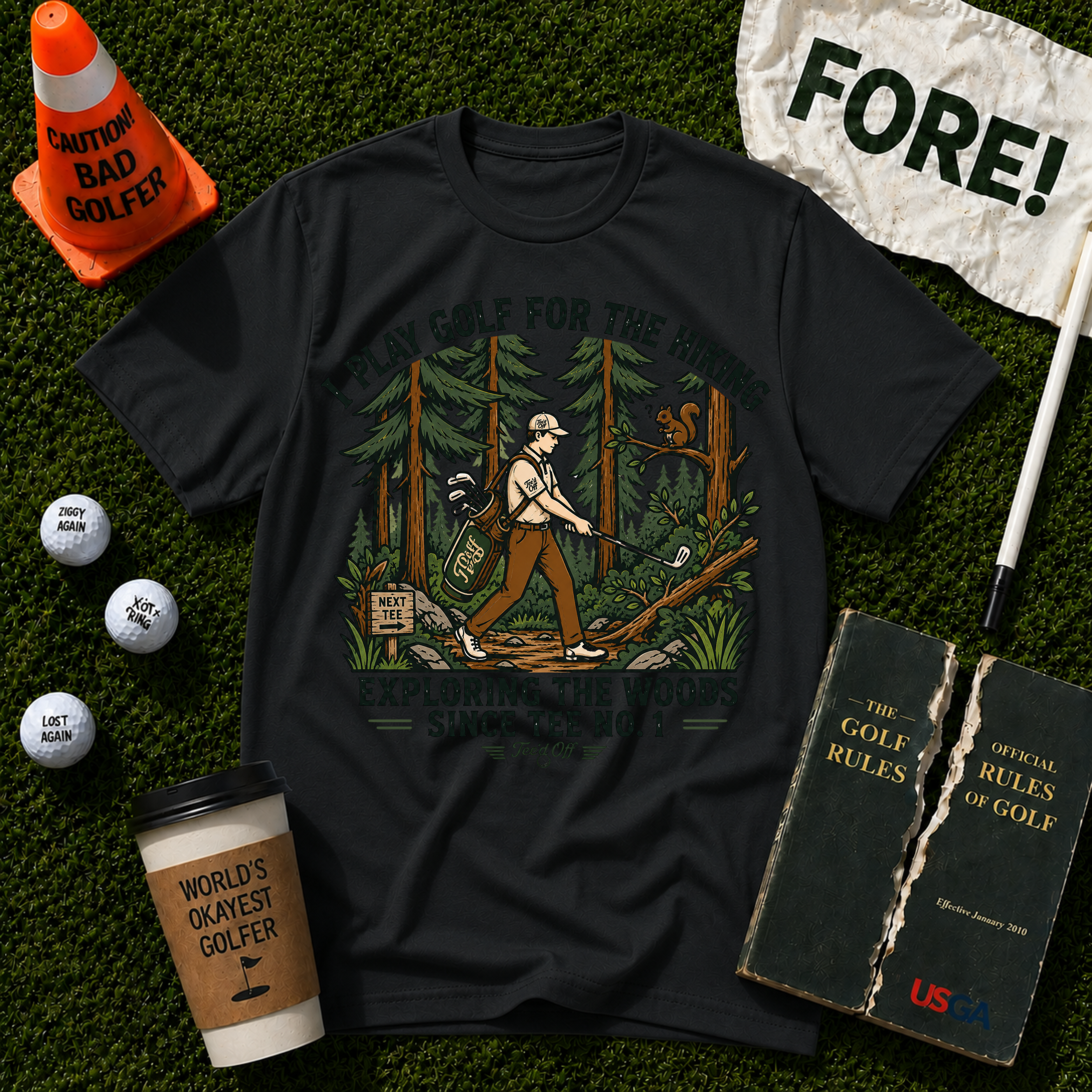Exploring The Woods  T-Shirt