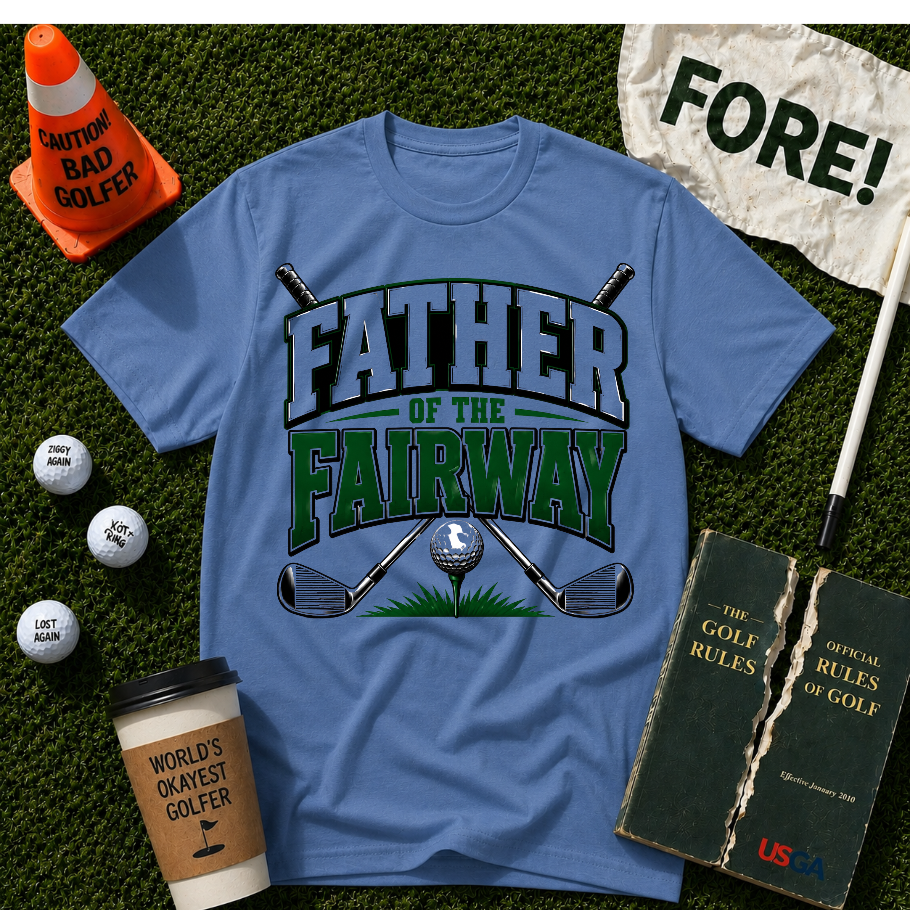 Father Of The Fairway  T-Shirt