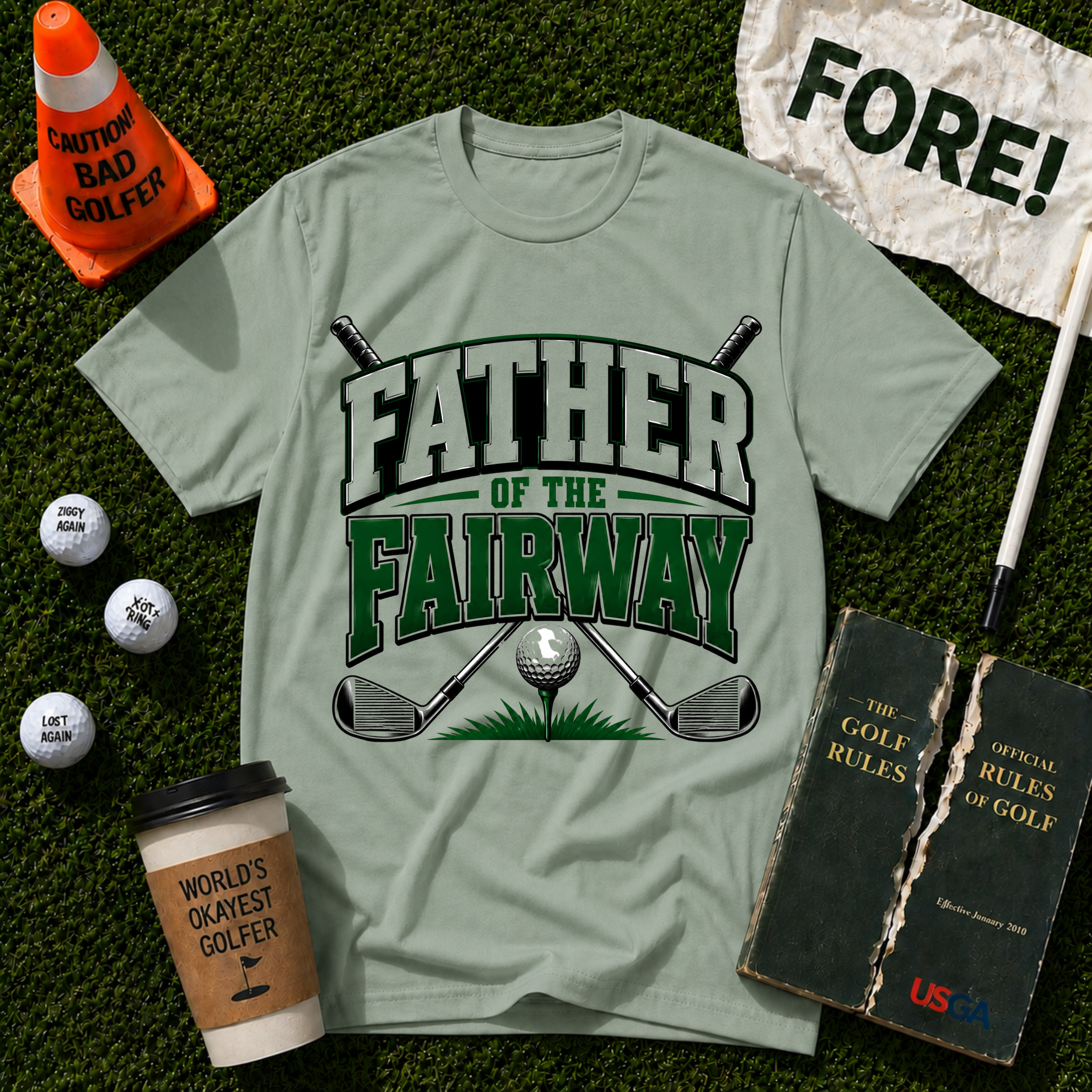 Father Of The Fairway  T-Shirt