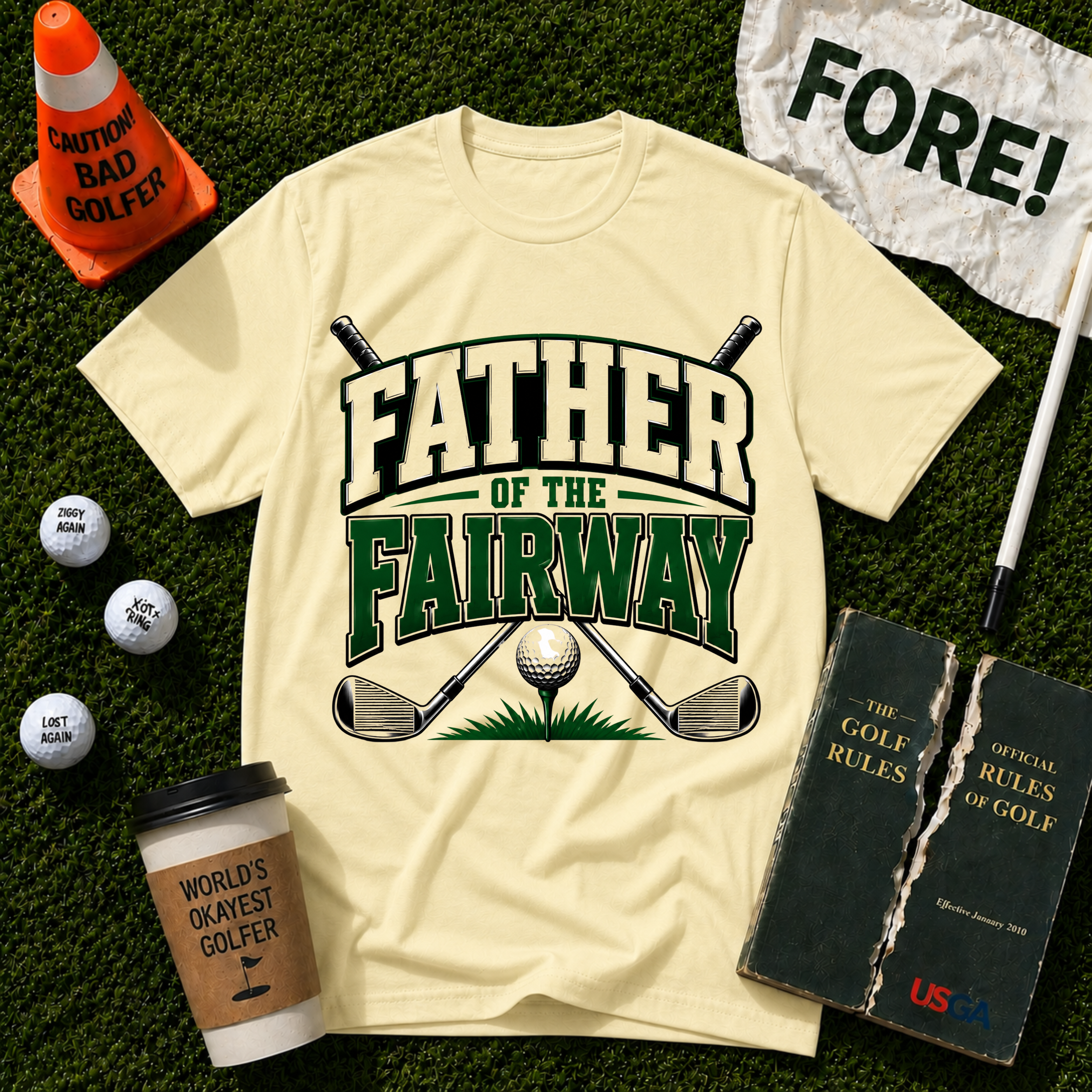 Father Of The Fairway  T-Shirt