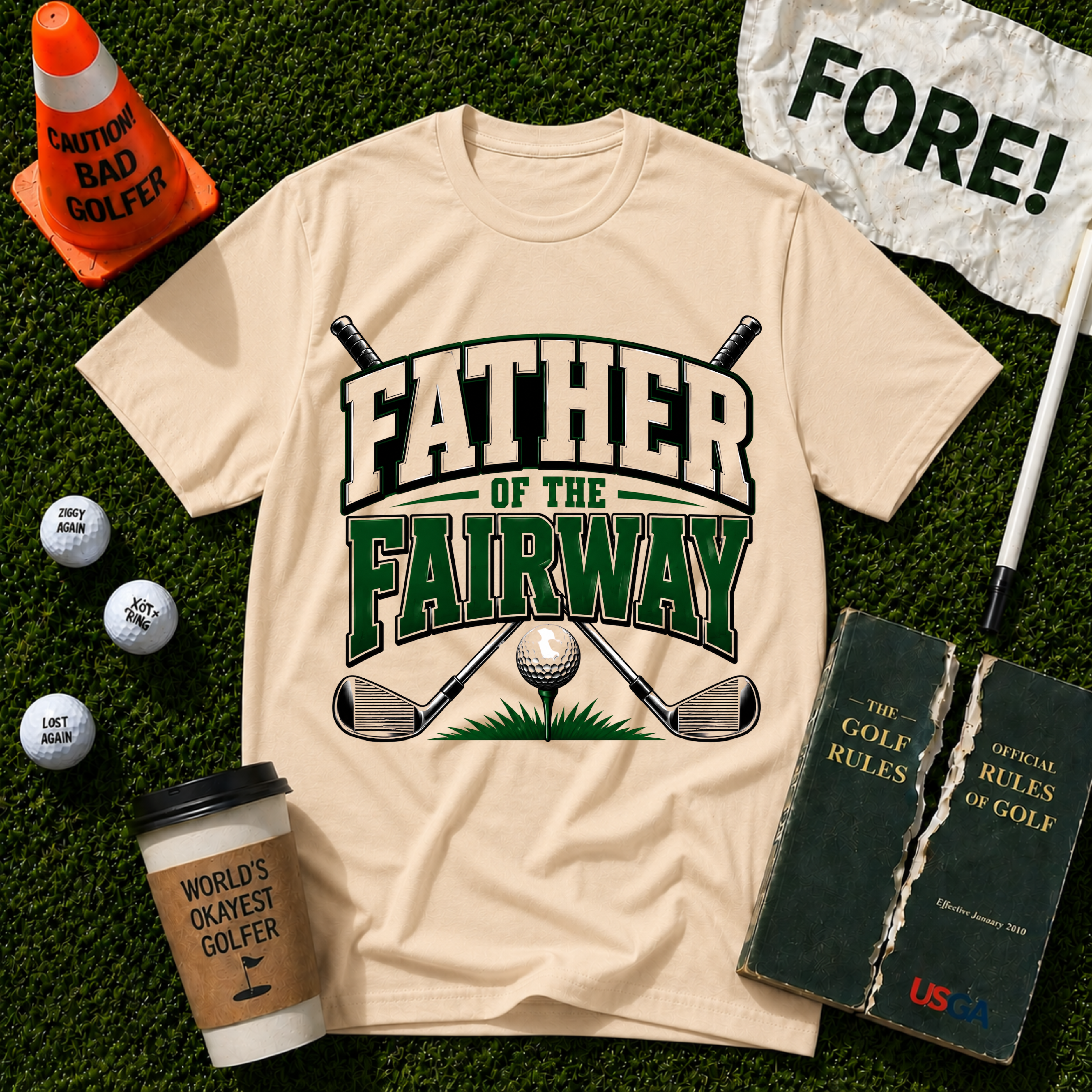 Father Of The Fairway  T-Shirt