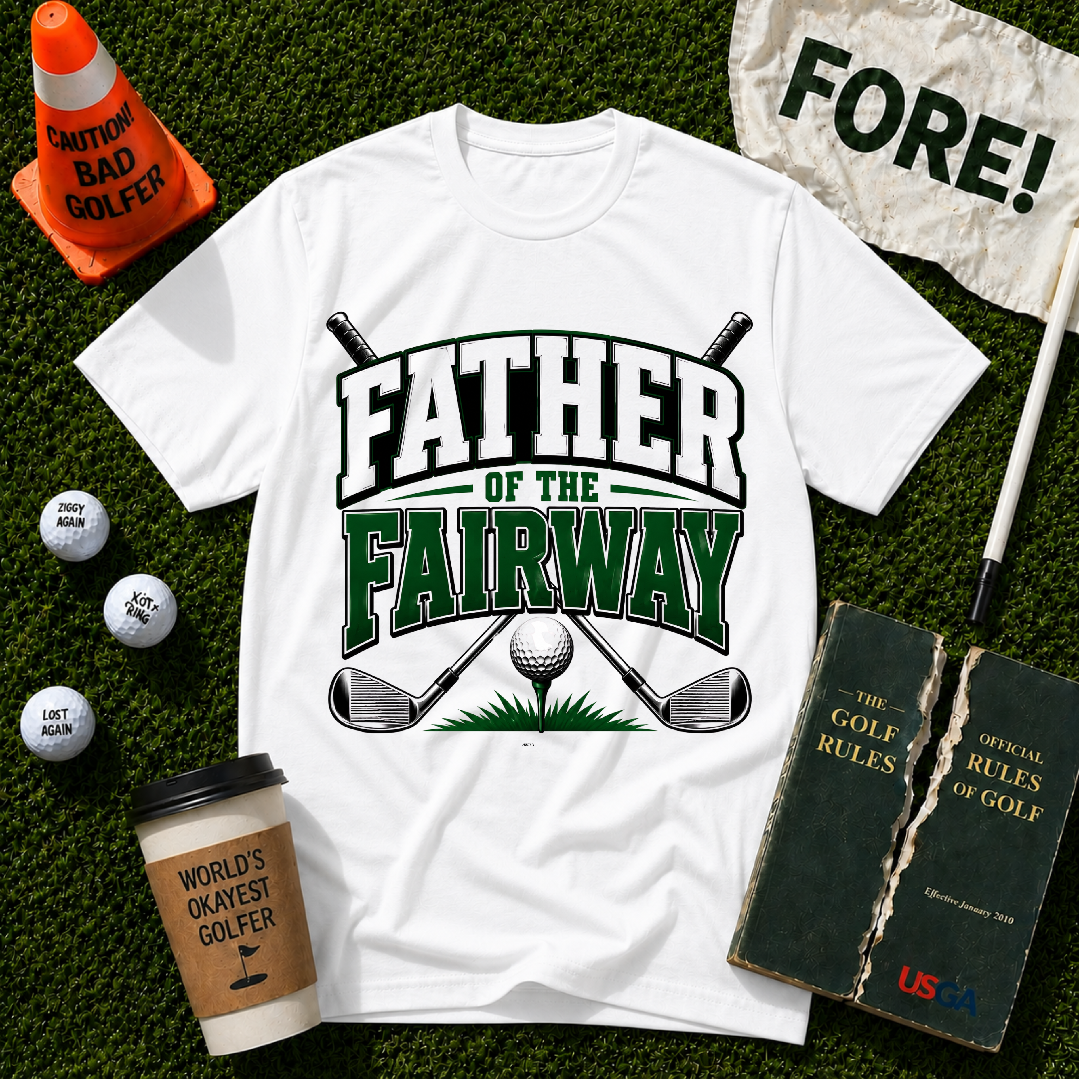 Father Of The Fairway  T-Shirt