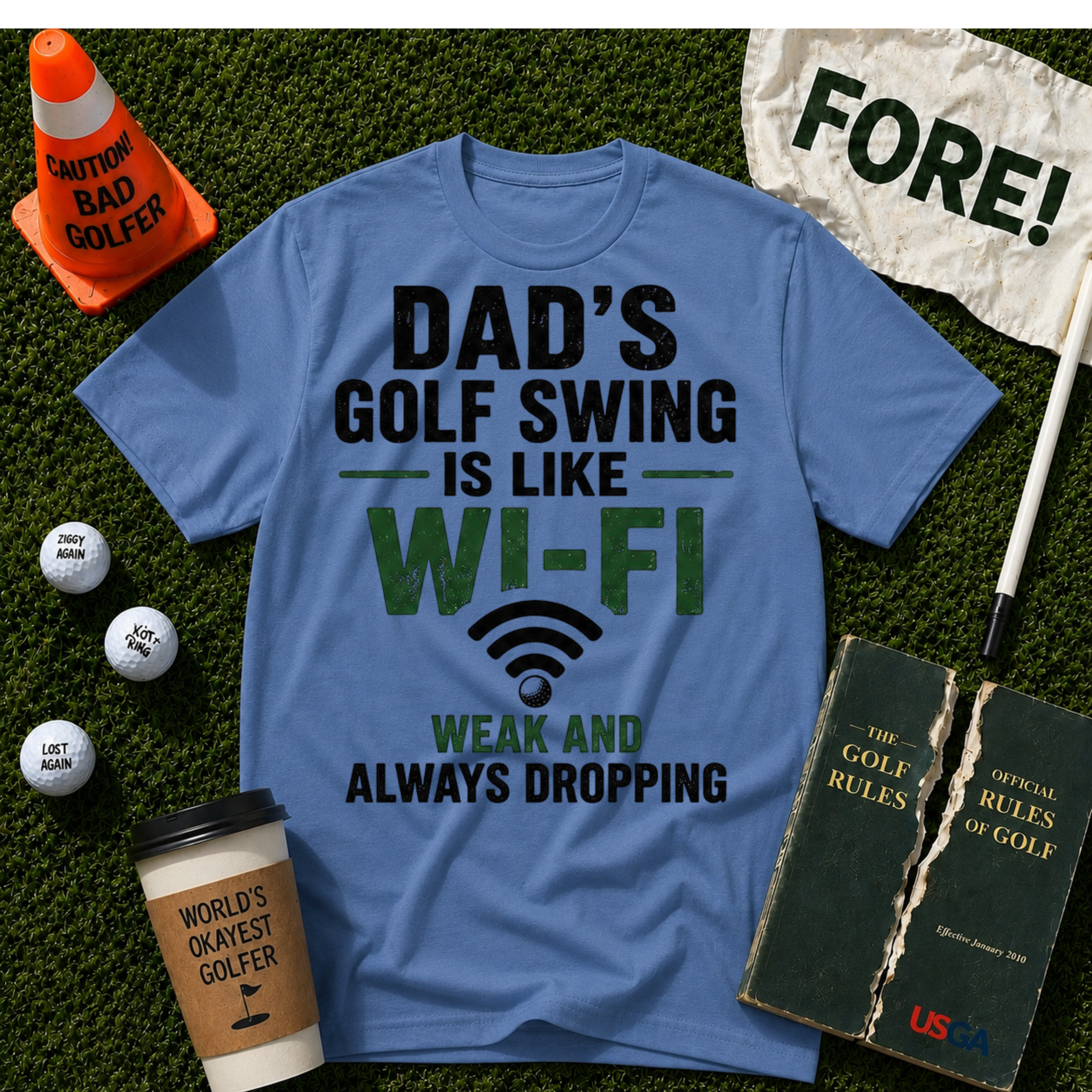 Dads Golf Swing T-Shirt