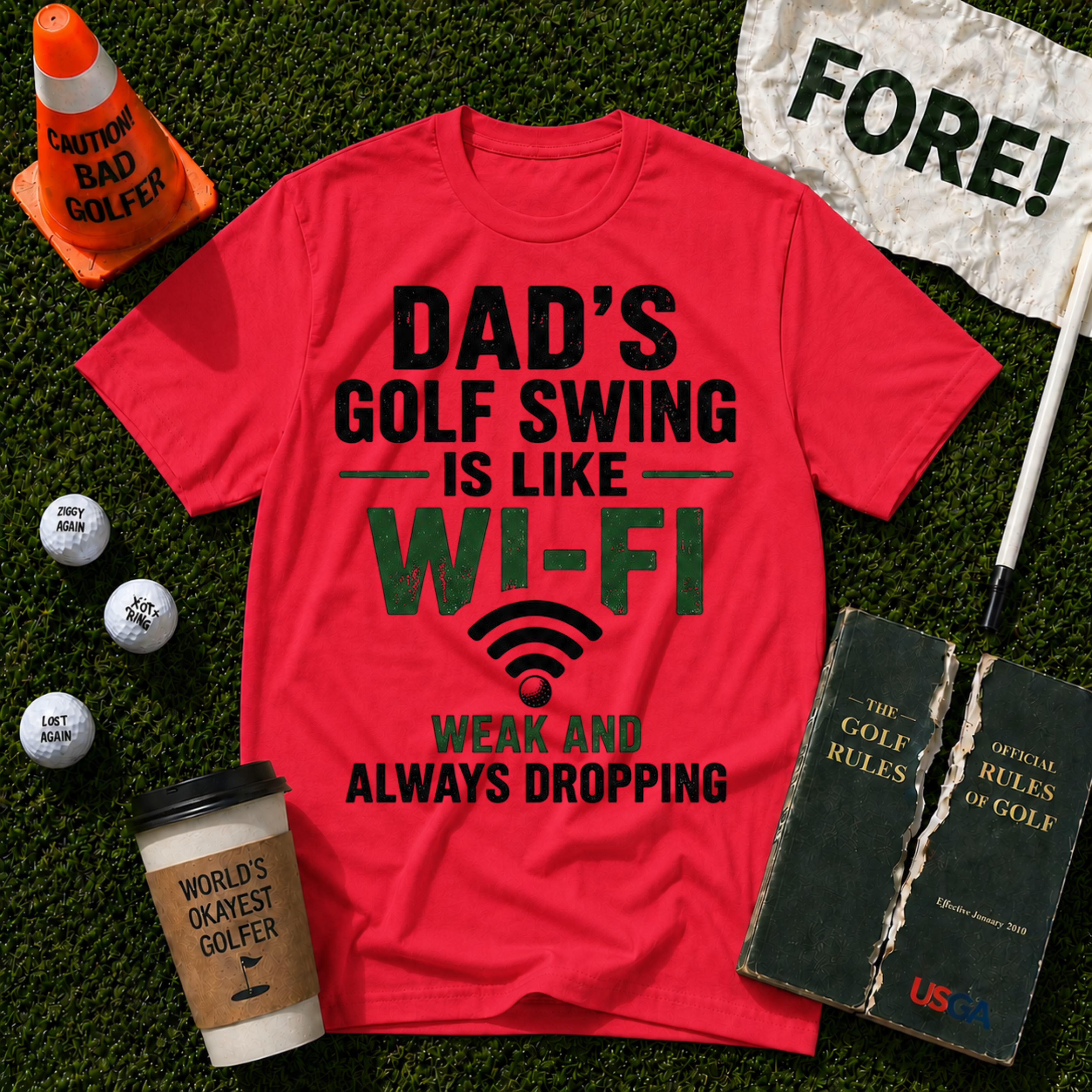 Dads Golf Swing T-Shirt