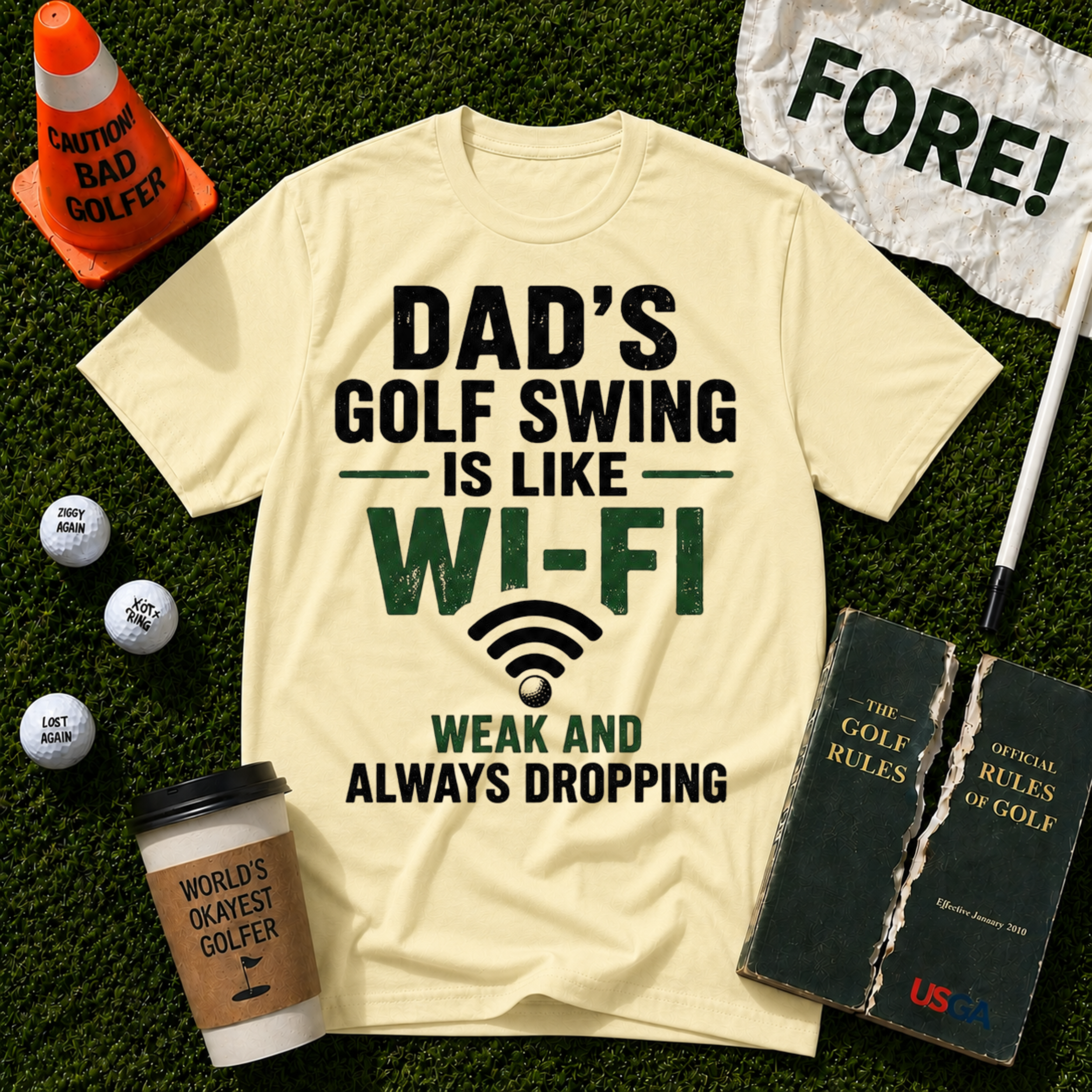 Dads Golf Swing T-Shirt