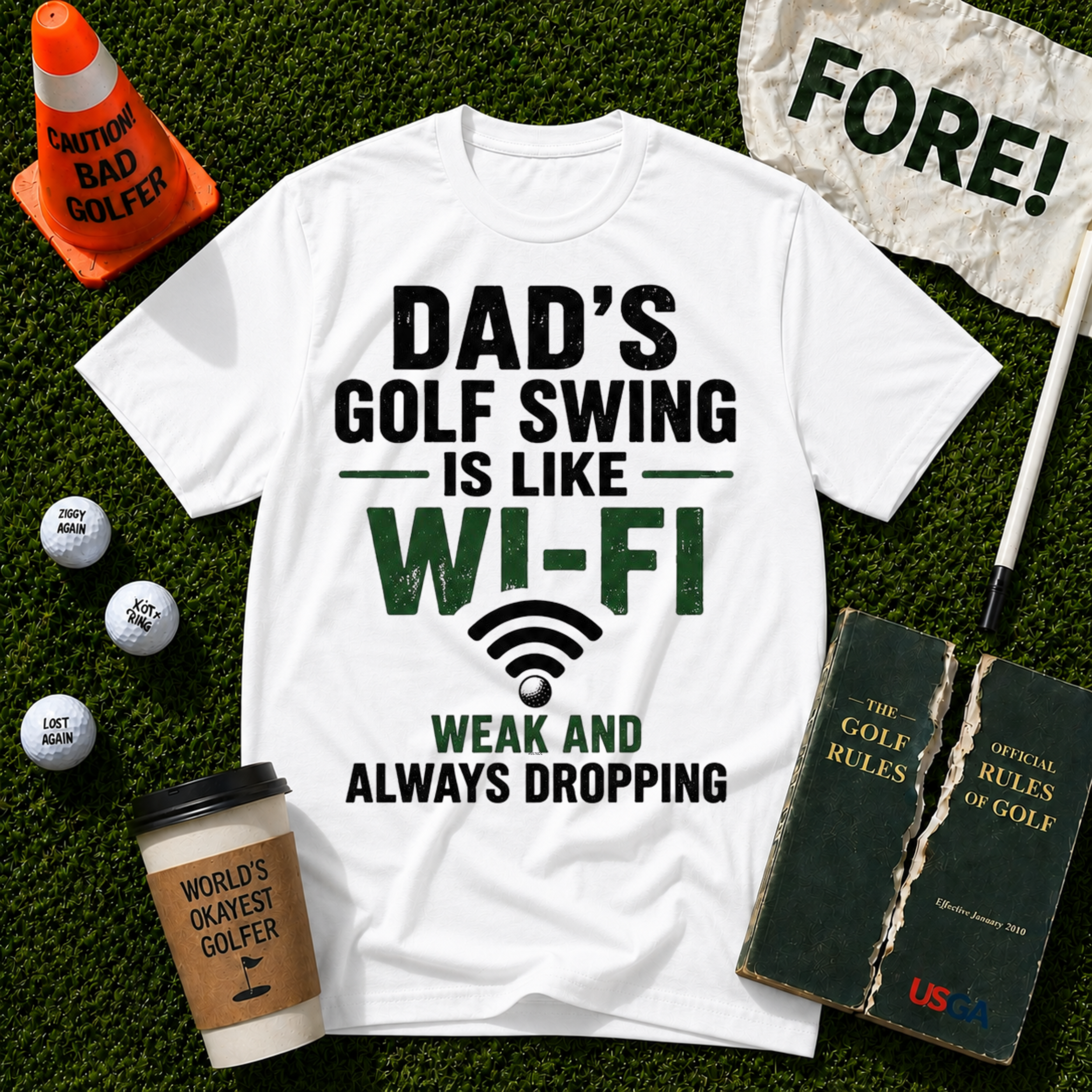 Dads Golf Swing T-Shirt