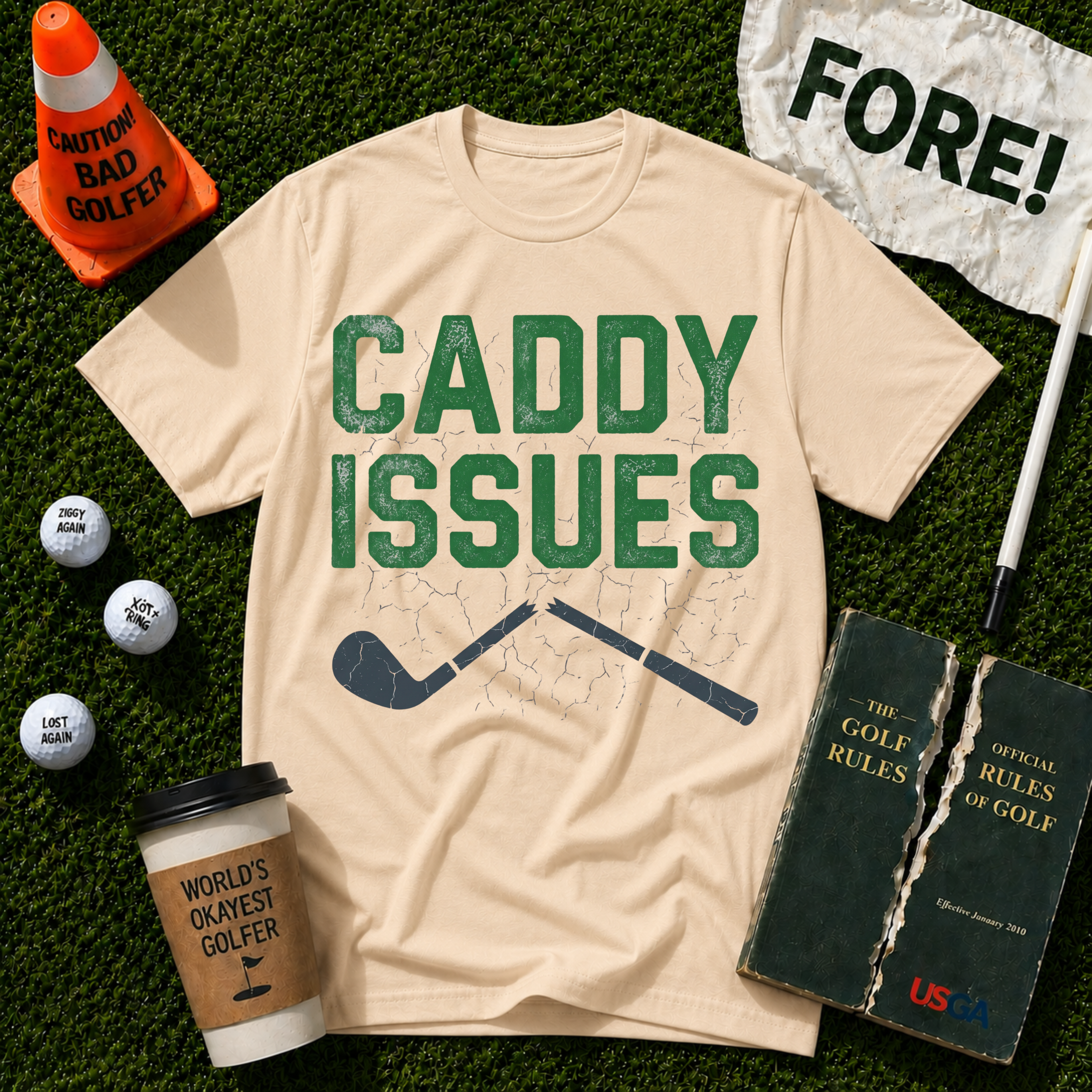 Caddy Issues T-Shirt